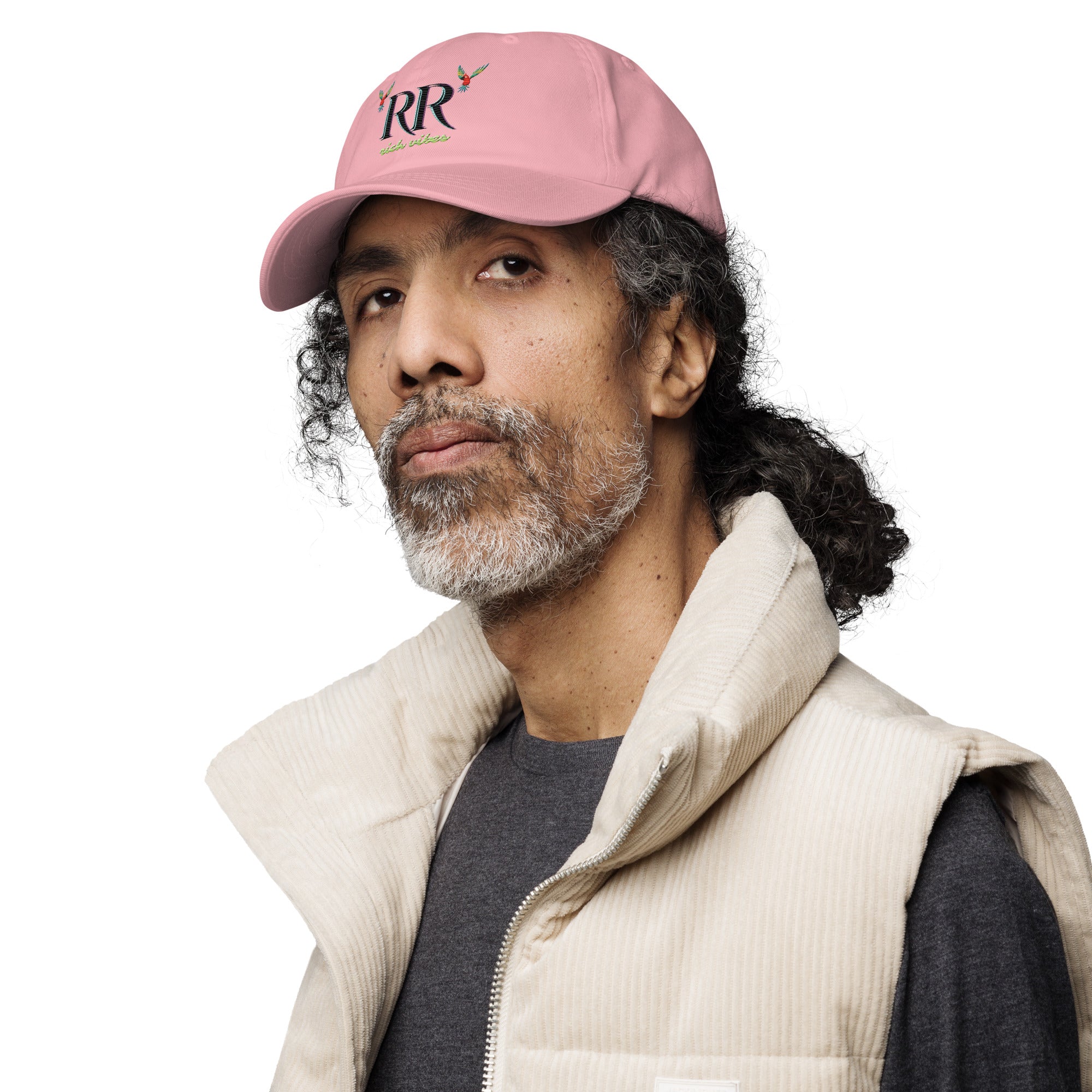 Rich Vibes RR Volt Logo - Dad hat Pink