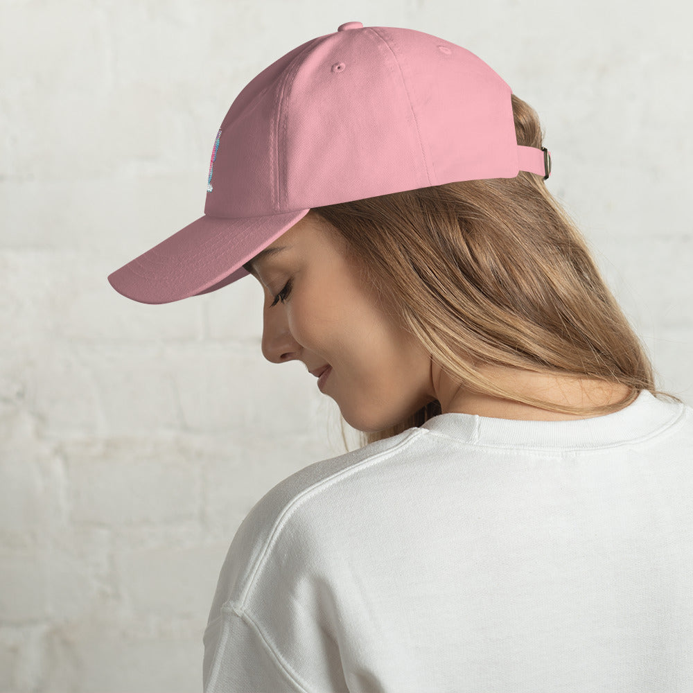 RV Rich Drip Tropical Flower 2.0 - Dad hat Pink