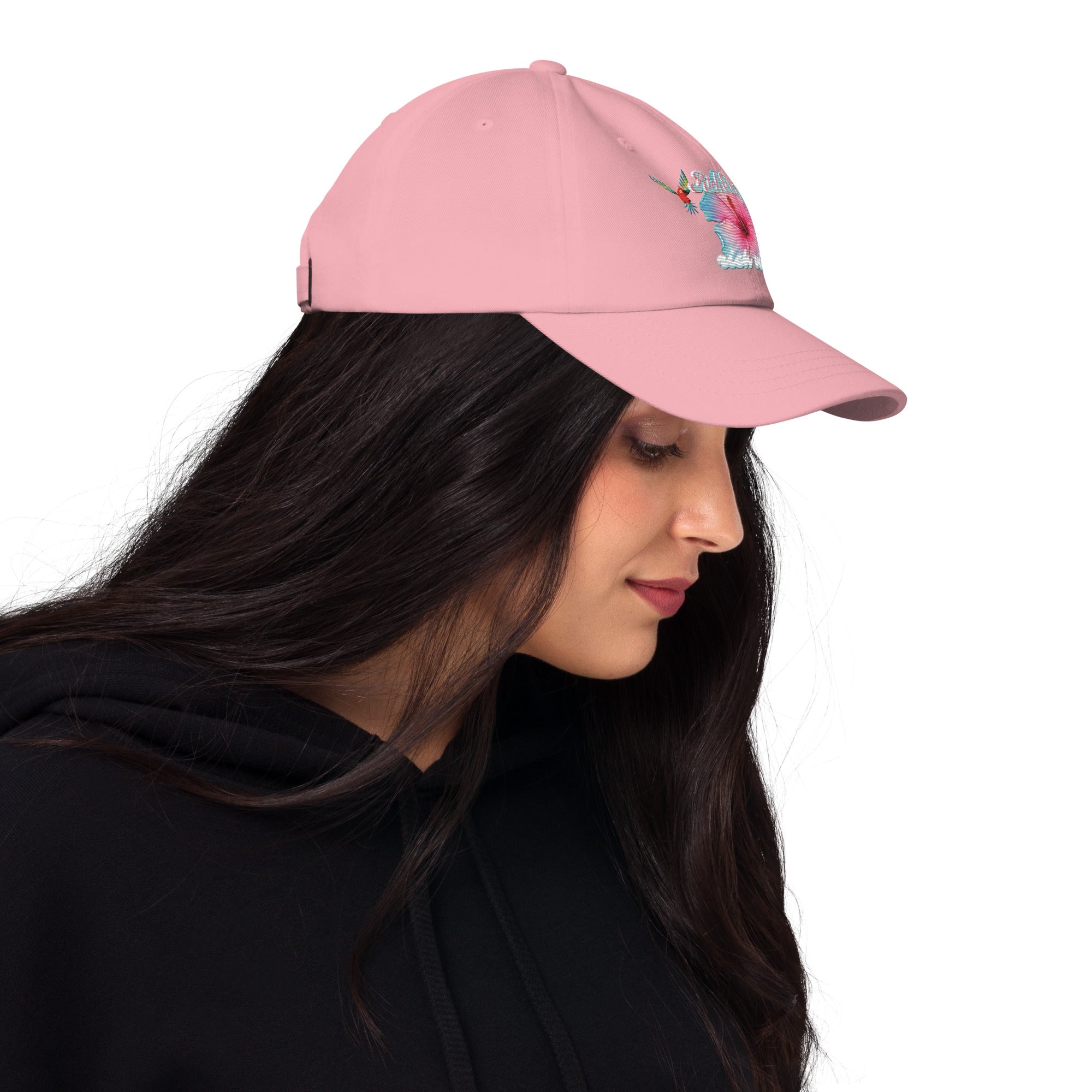 RV Rich Drip Tropical Flower 1.0 - Dad hat Pink