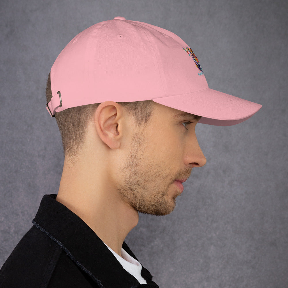 Rich Vibes Tropical Jungle Tiger 3.5 - Dad hat Pink