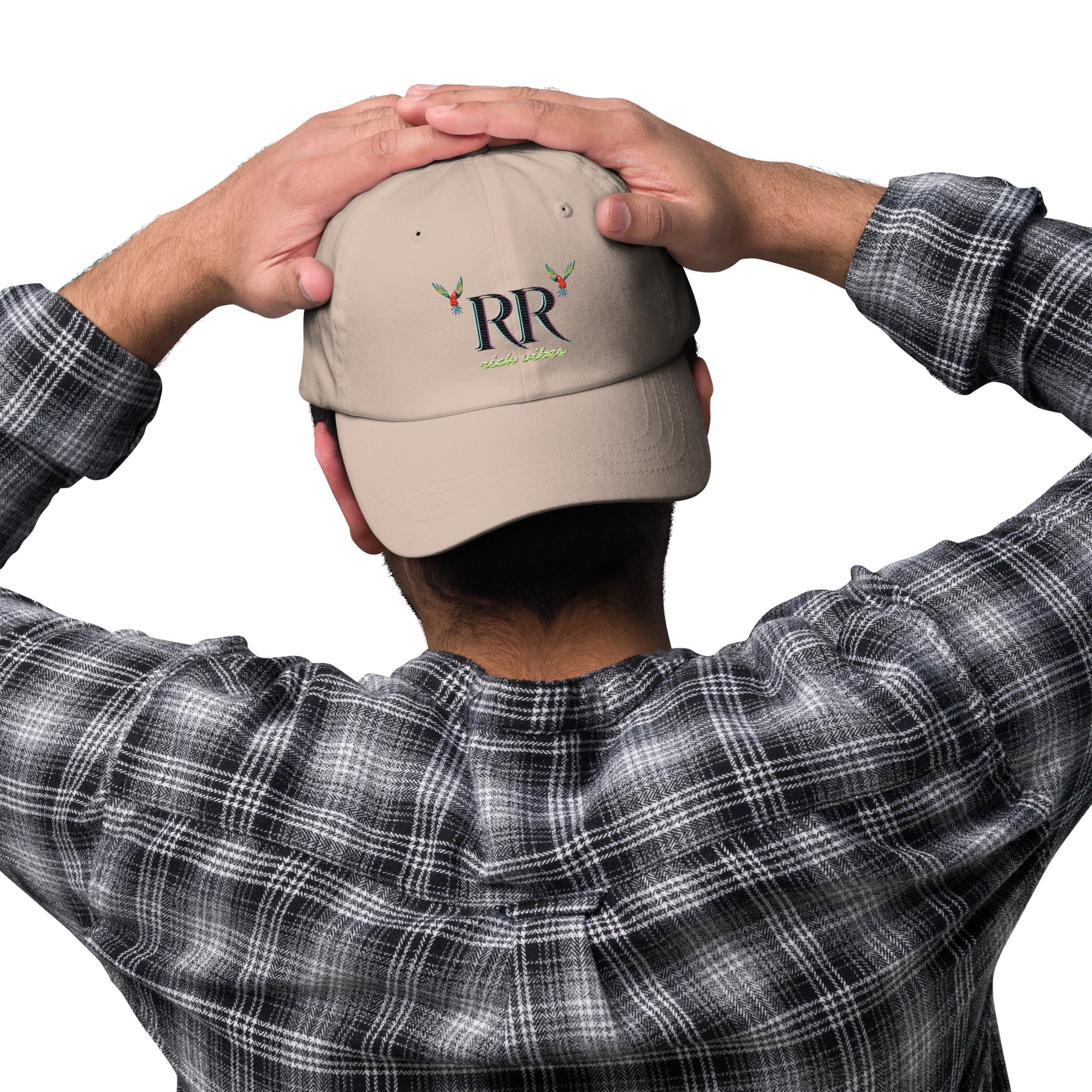 Rich Vibes RR Volt Logo - Dad hat Stone