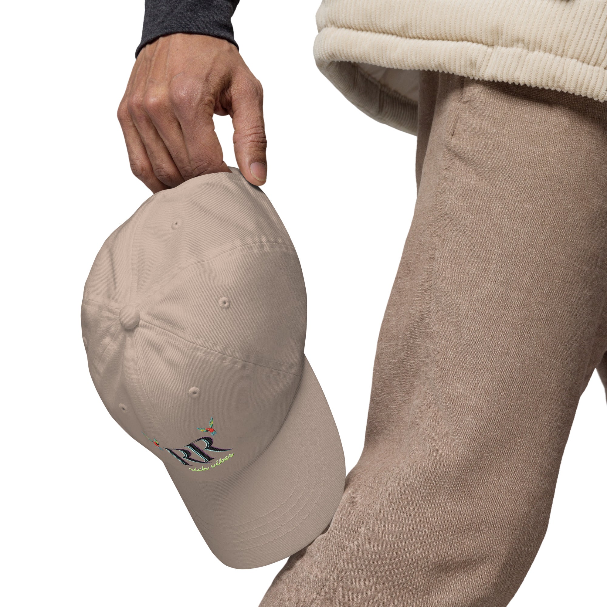 Rich Vibes RR Volt Logo - Dad hat Stone