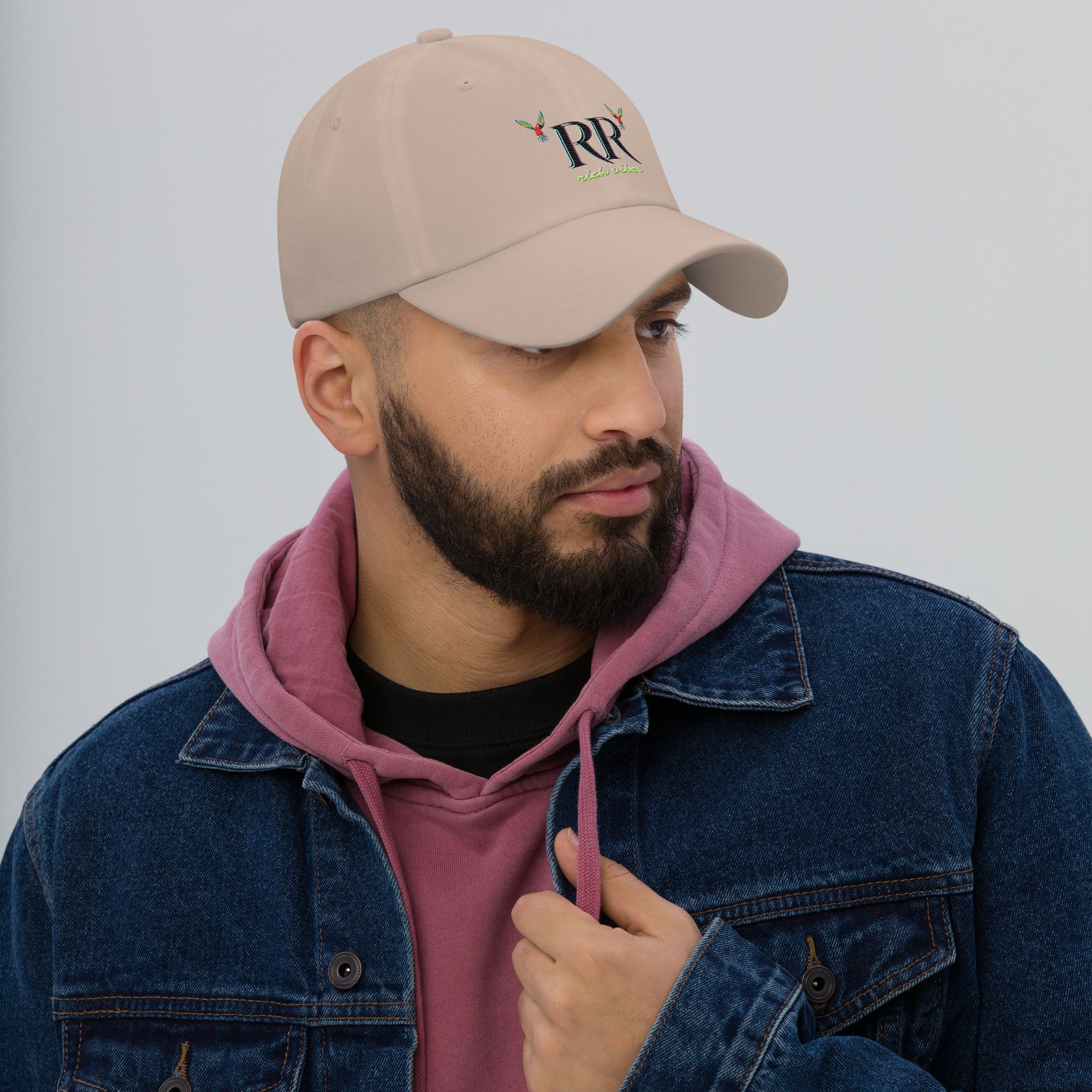 Rich Vibes RR Volt Logo - Dad hat Stone