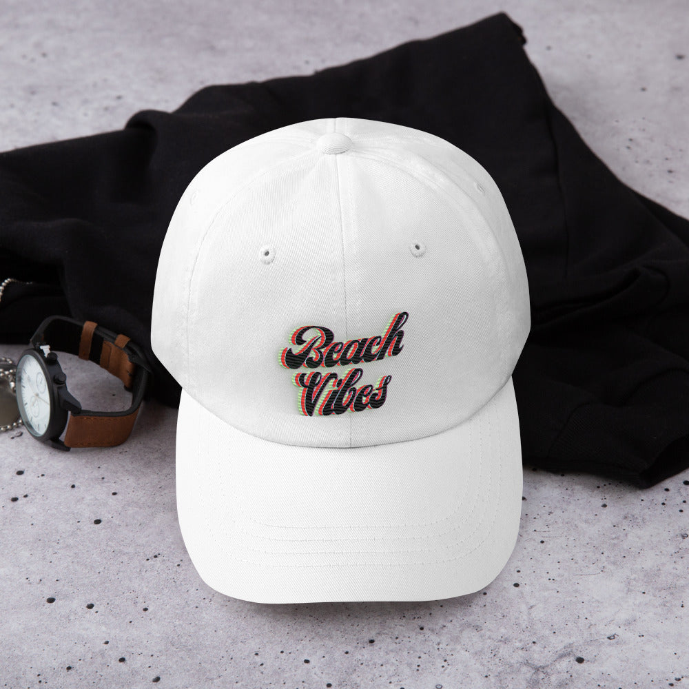 Beach Vibes White - Dad hat