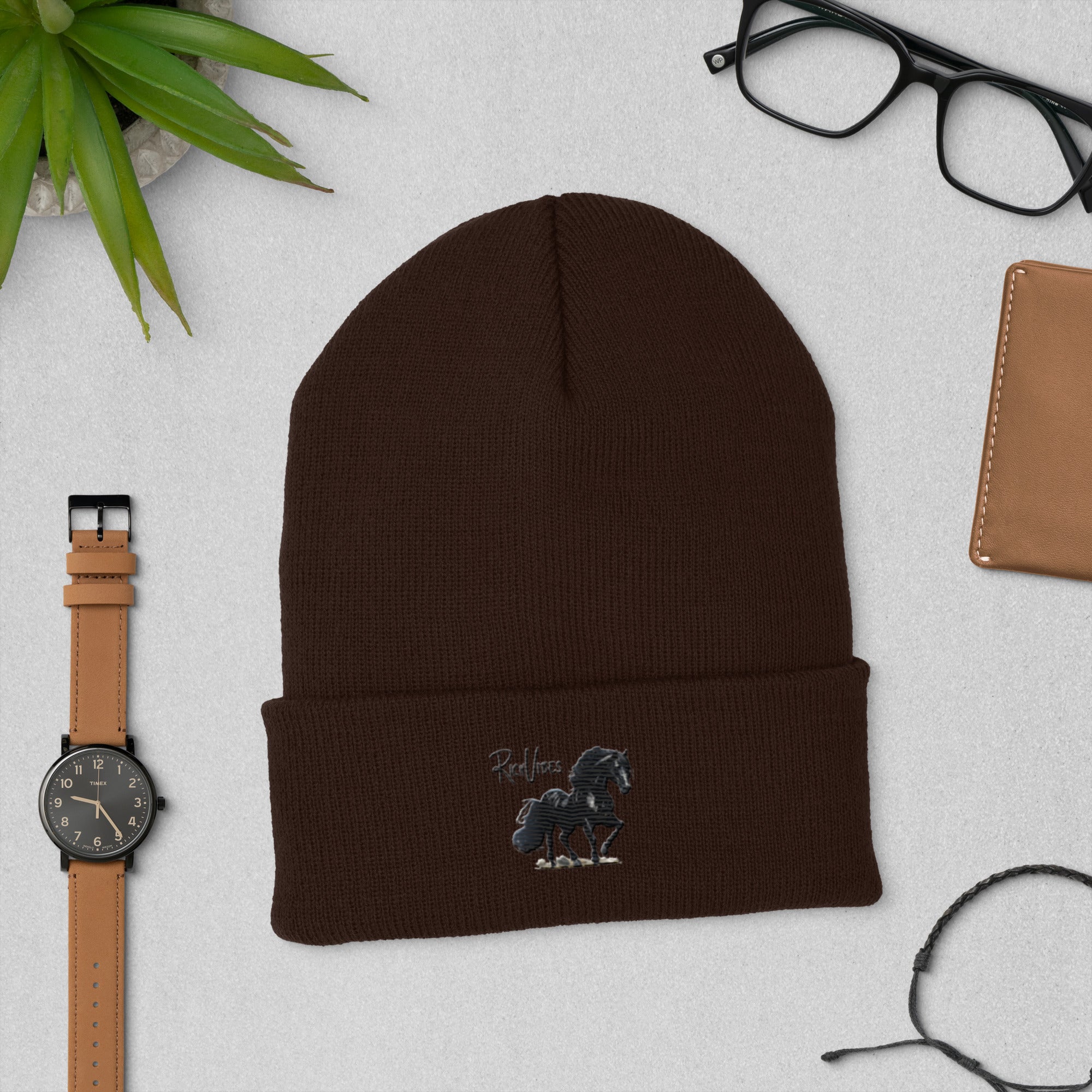 Rich Vibes Stallion Stable - Cuffed Beanie