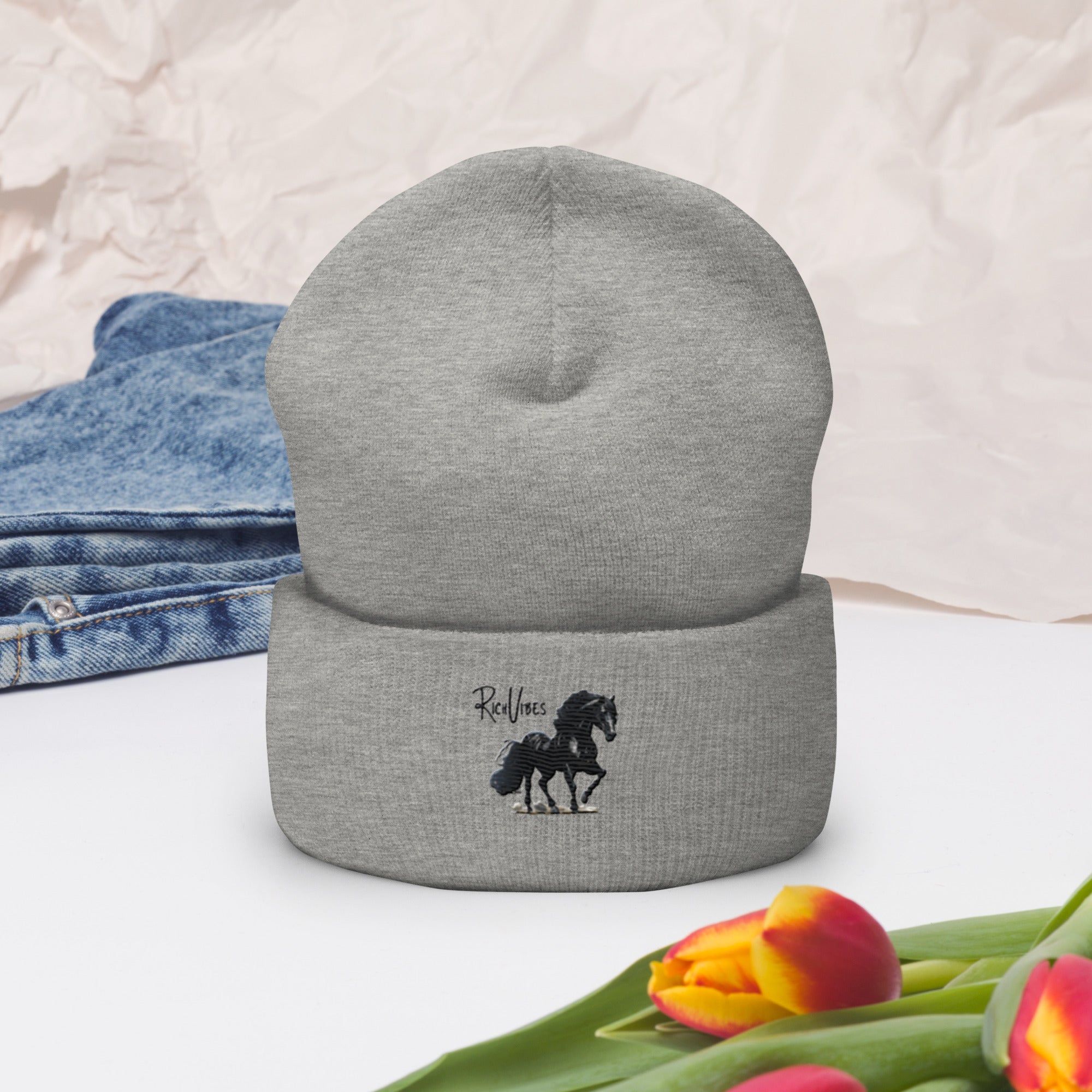 Rich Vibes Stallion Stable - Cuffed Beanie
