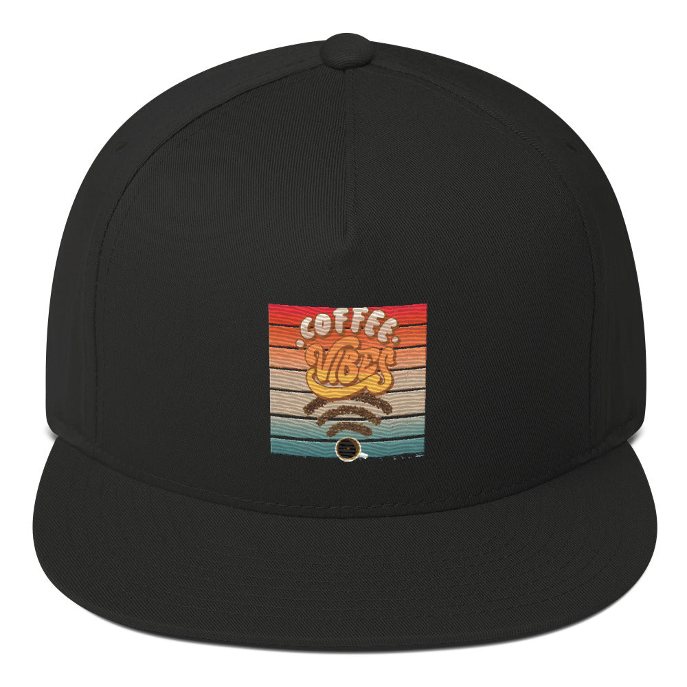 Rich Drip Coffee Vibes Gold - Flat Bill Cap