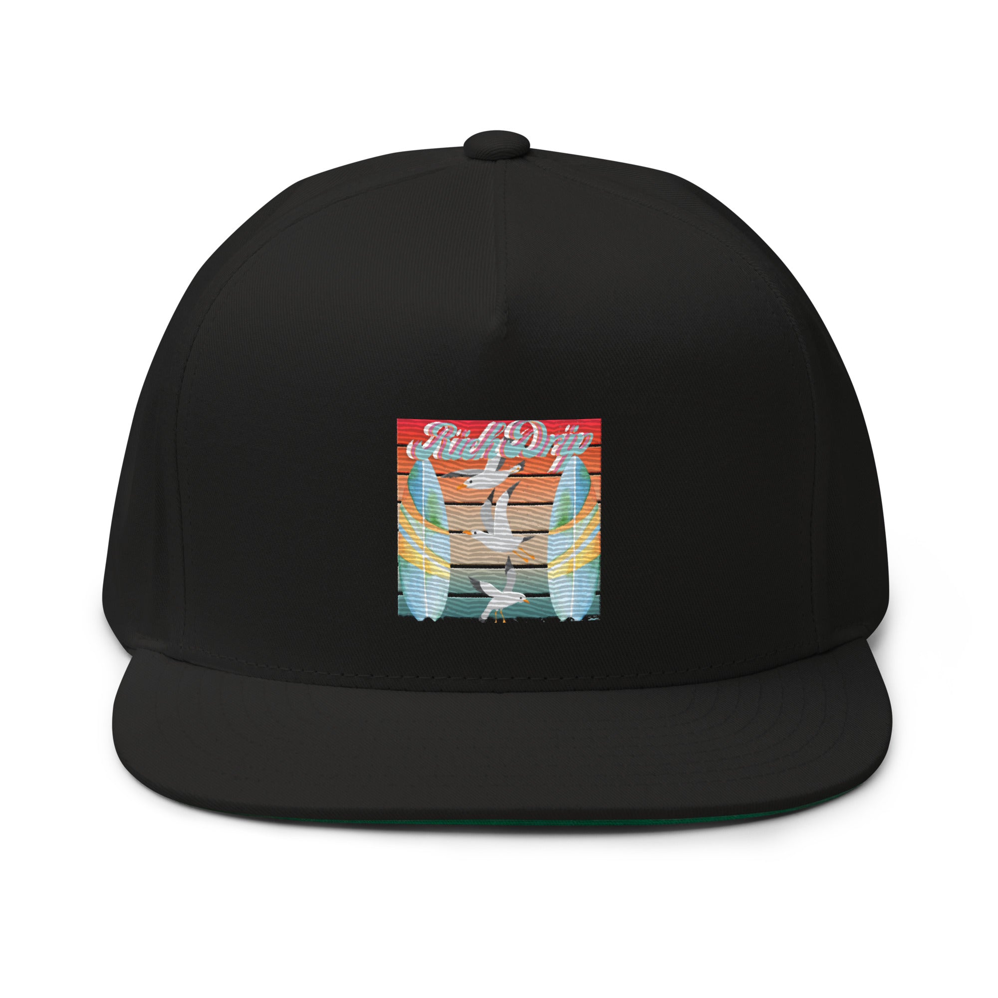 Rich Drip Surf Board Walk - Flat Bill Cap