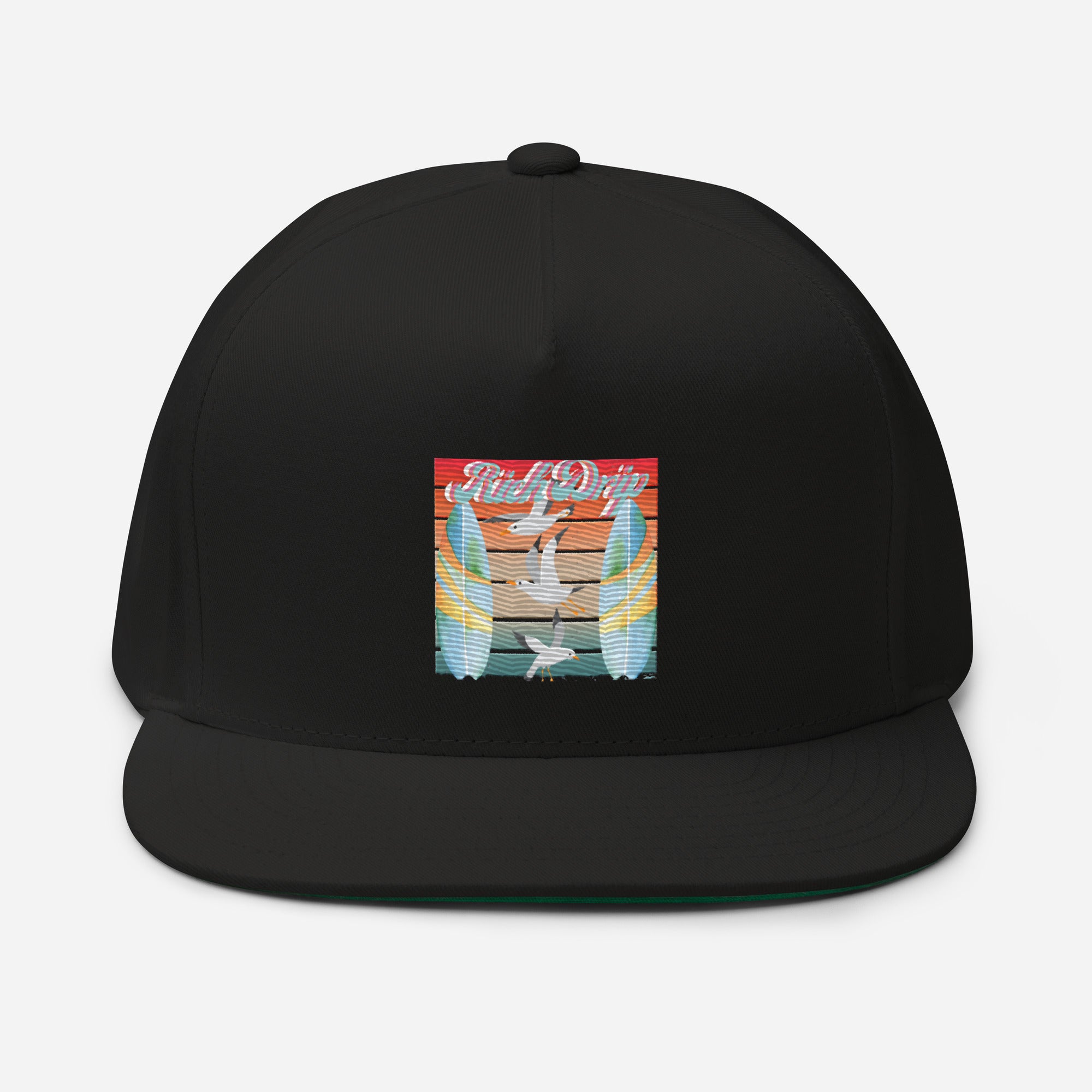 Rich Drip Surf Board Walk - Flat Bill Cap
