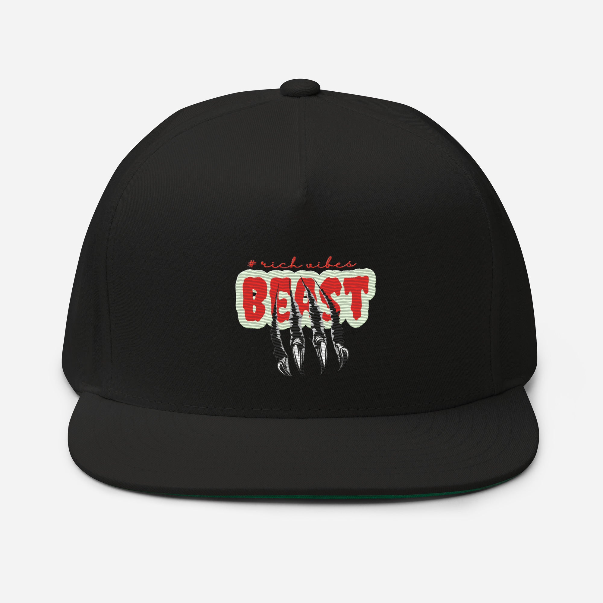 Rich Vibes Beast Mode 1.0 - Flat Bill Cap Black