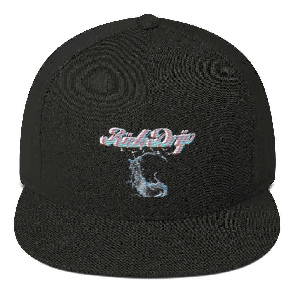 Rich Vibes Rich Drip Str8 Splash RR 2.0 - Flat Bill Cap MIAMI White