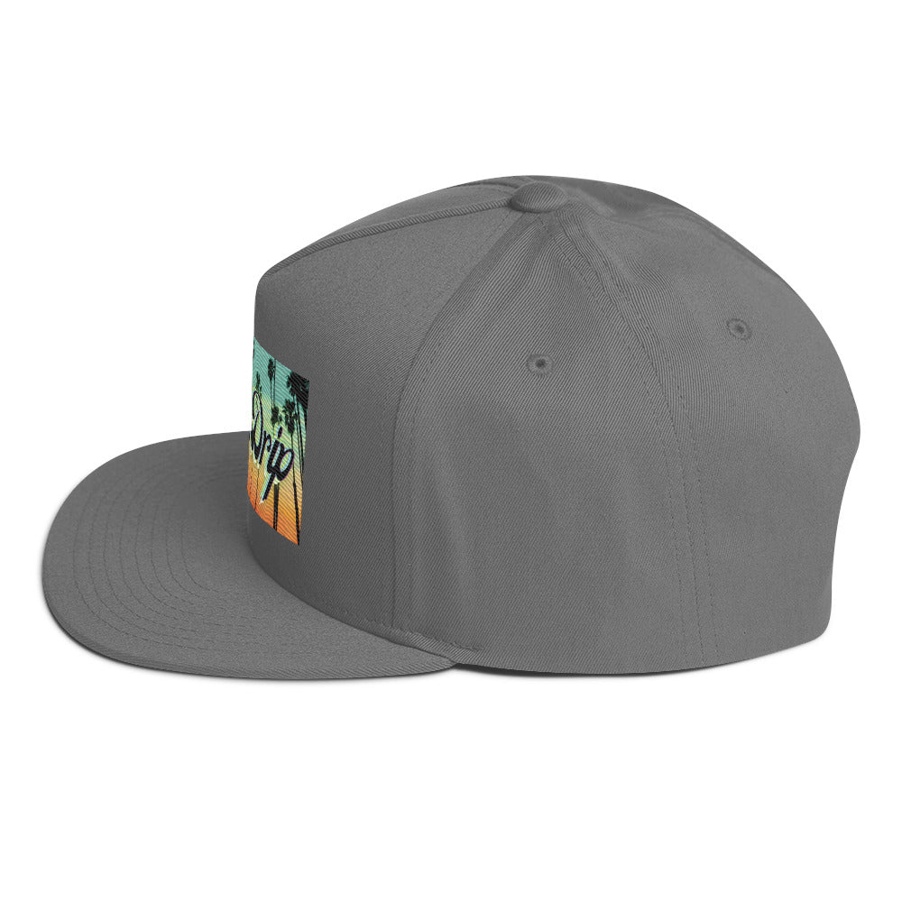 Rich Drip BlueIsland Sunset 1.0 - Flat Bill Cap Grey