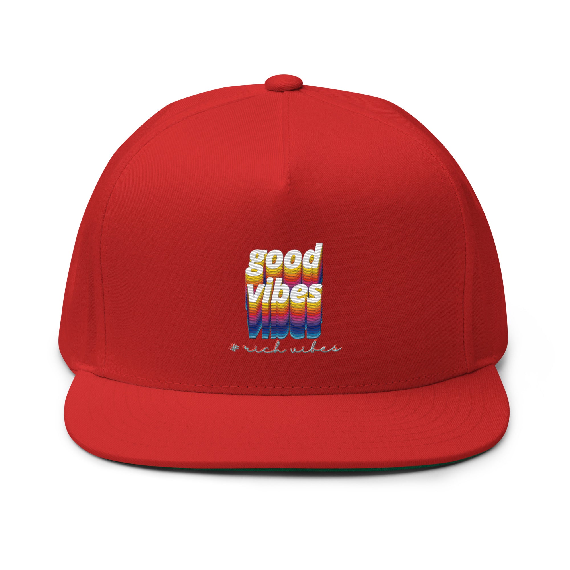 Rich Vibes Beast Mode 1.1 - Flat Bill Cap Red