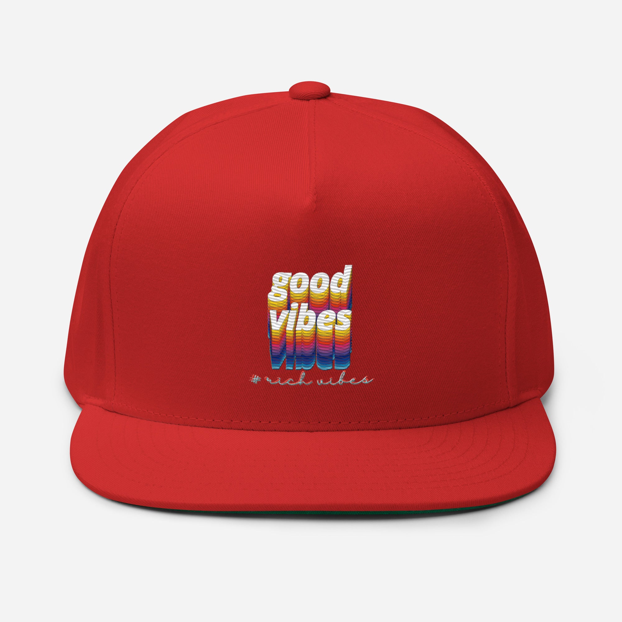 Rich Vibes Beast Mode 1.1 - Flat Bill Cap Red