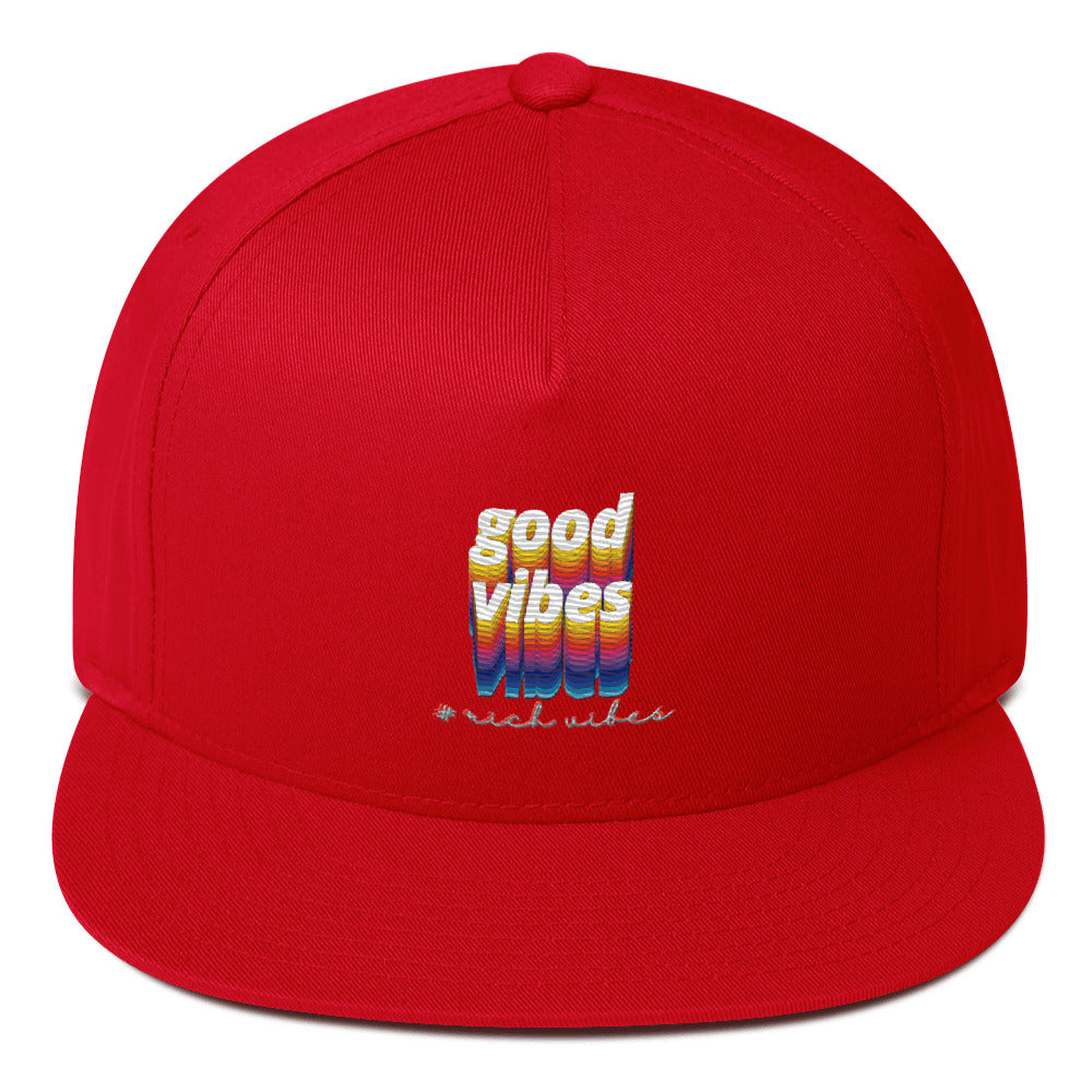 Rich Vibes Beast Mode 1.1 - Flat Bill Cap Red