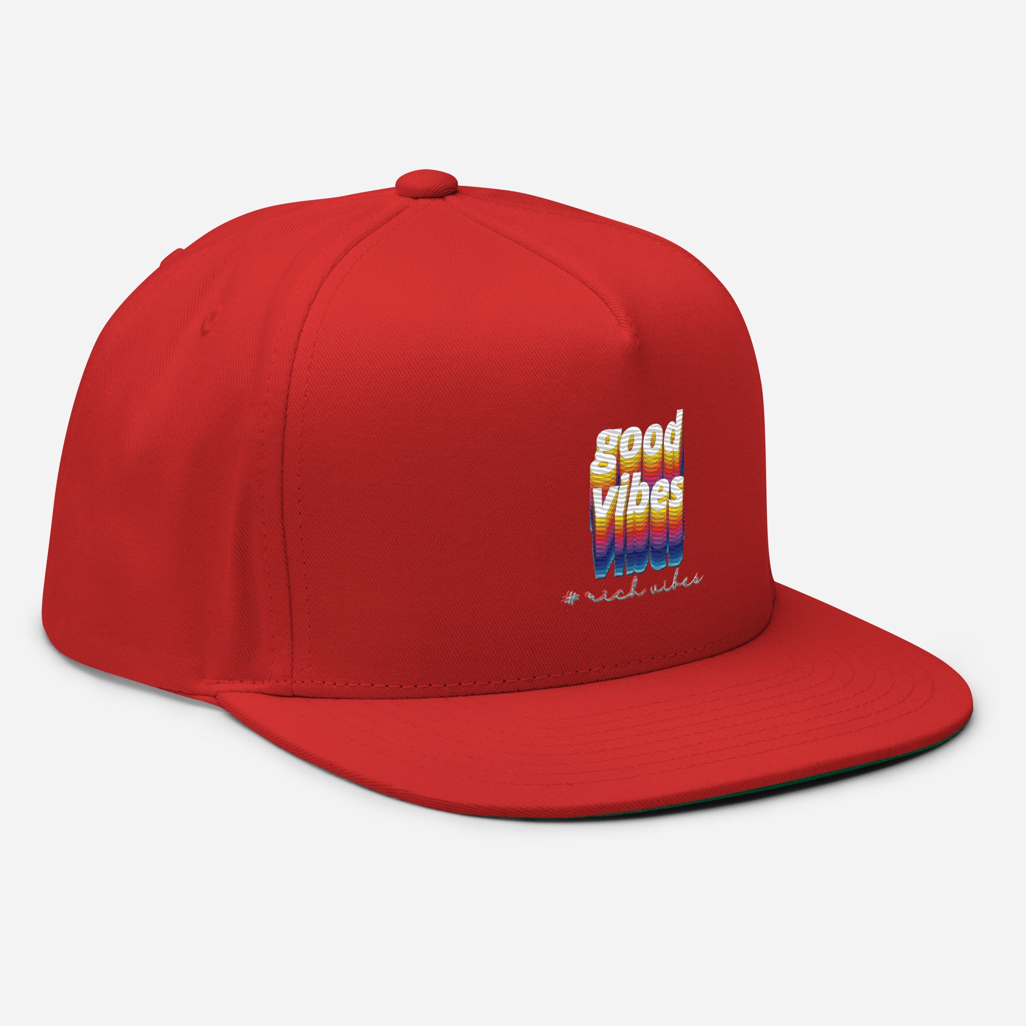 Rich Vibes Beast Mode 1.1 - Flat Bill Cap Red