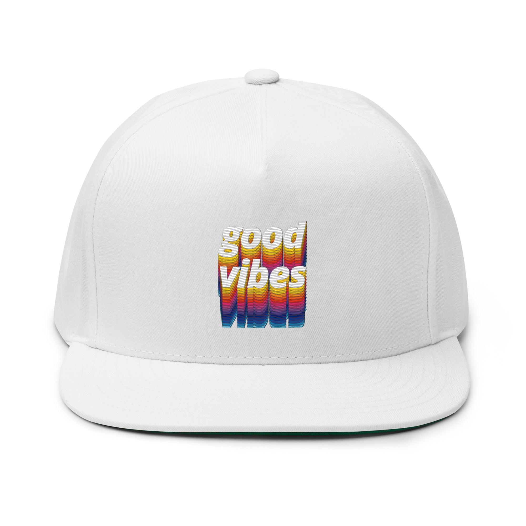 Rich Vibes Beast Mode 1.4 - Flat Bill Cap White