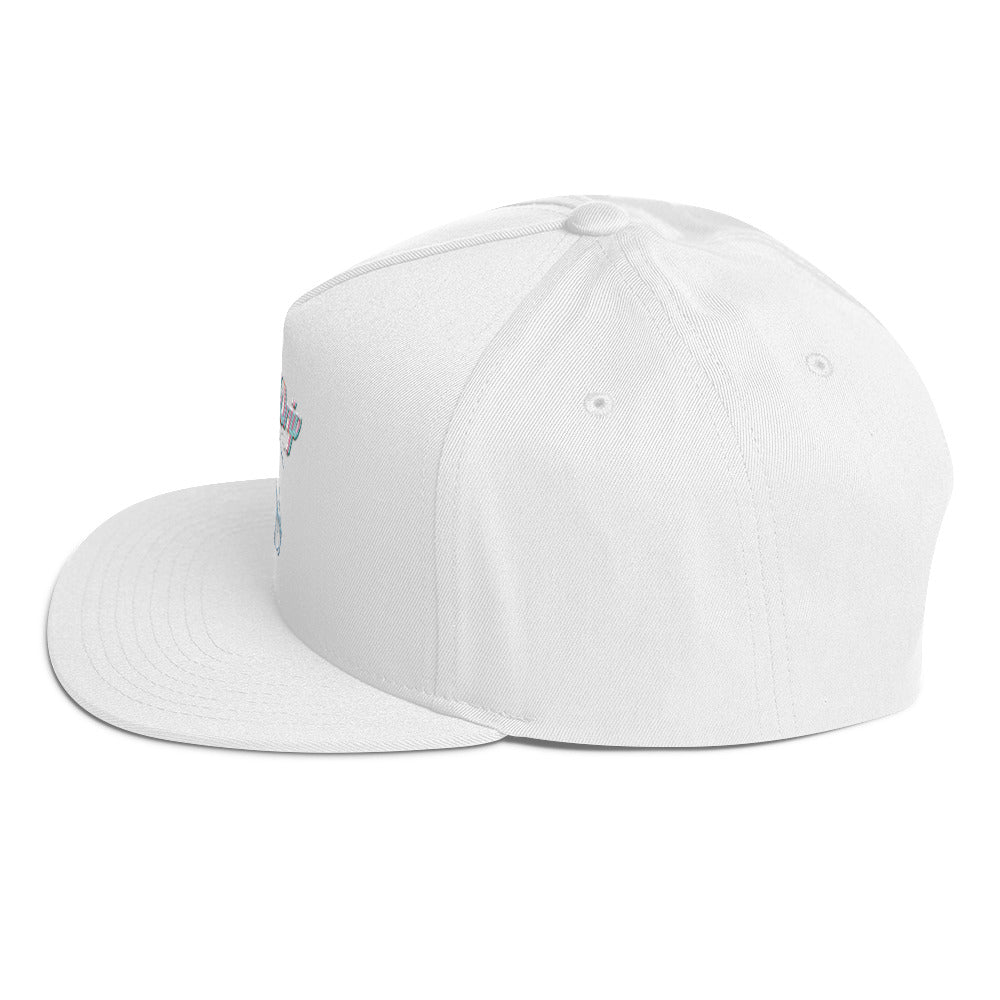Rich Vibes Rich Drip Str8 Splash RR 2.0 - Flat Bill Cap MIAMI White