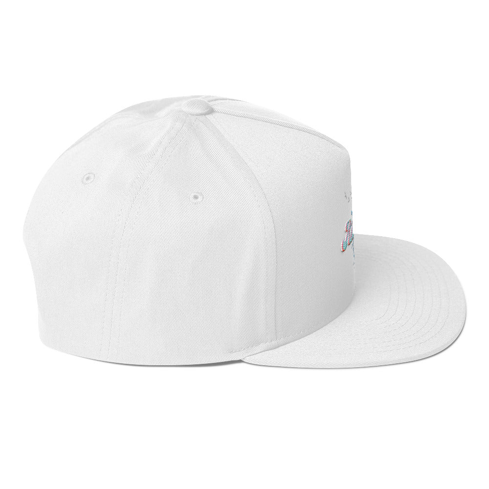 Rich Vibes Rich Drip Miami Splash RR 1.0 - Flat Bill Cap White