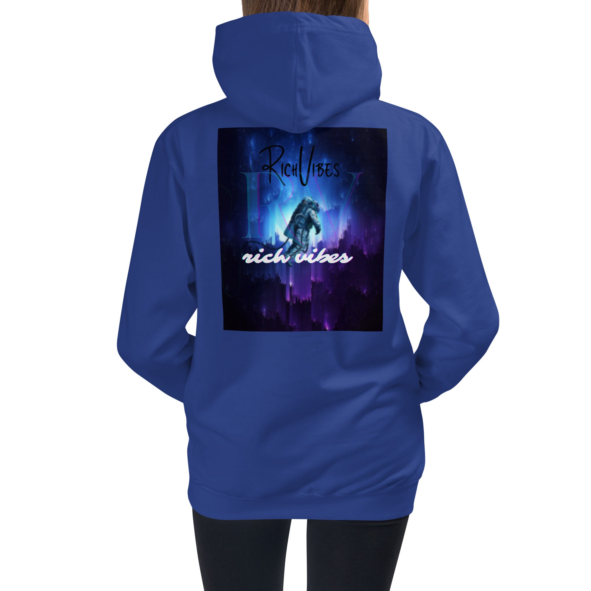 Rich Vibes RV Transparent Astronaut - Kids Hoodie