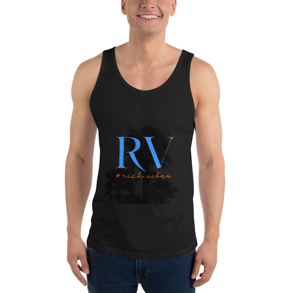 Rich Vibes RV Palm Tree Logo Tank Top