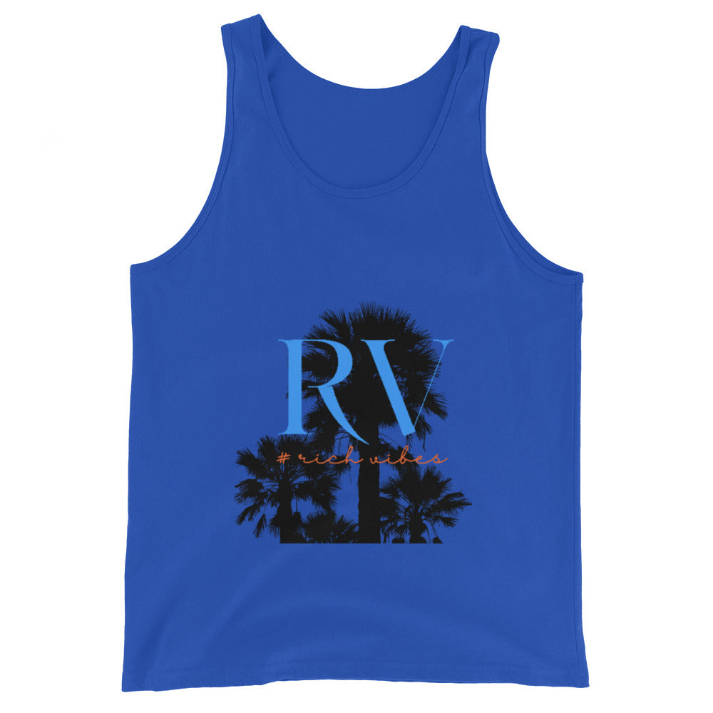 Rich Vibes RV Palm Tree Logo Tank Top