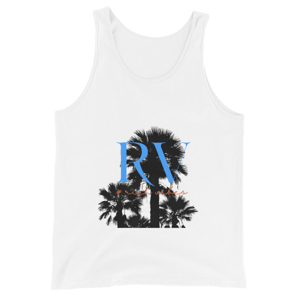 Rich Vibes RV Palm Tree Logo Tank Top