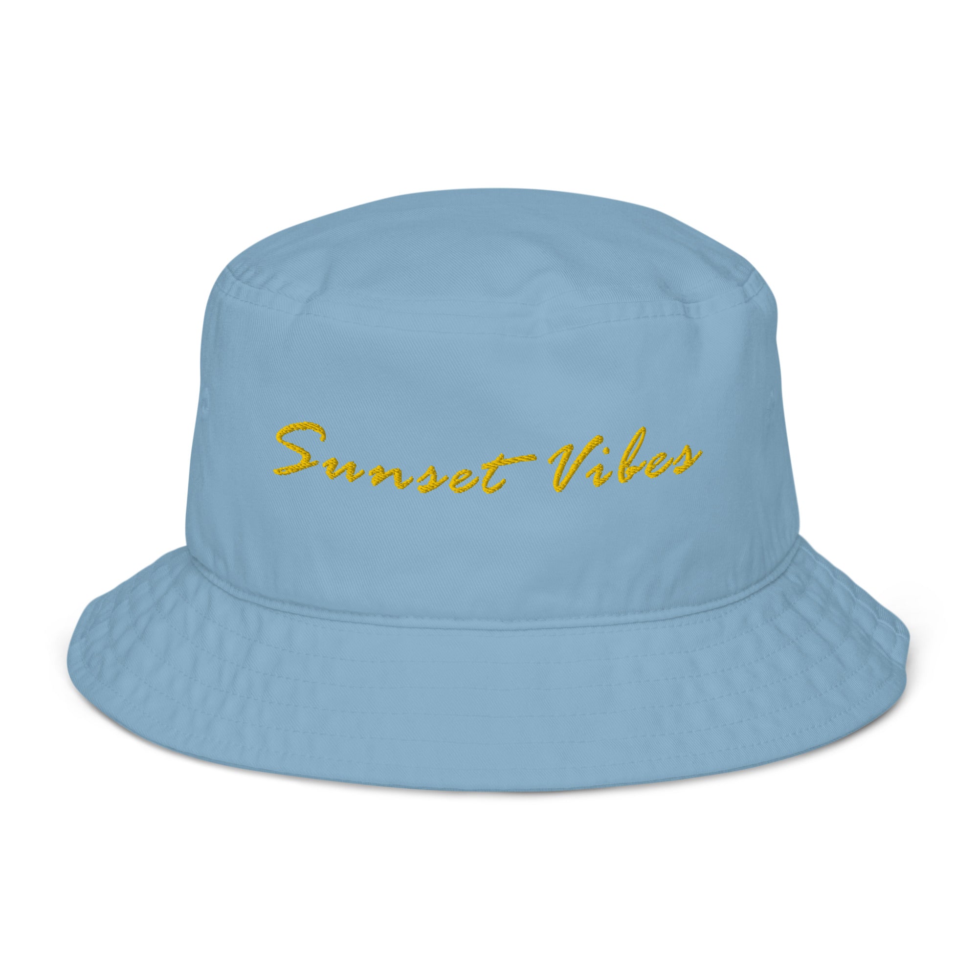 Sunset Vibes Golden - Organic bucket hat
