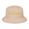 Sunset Vibes Golden - Organic bucket hat