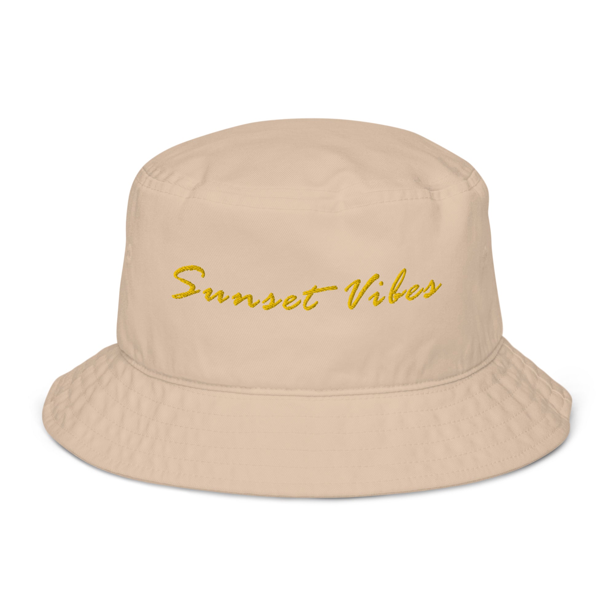 Sunset Vibes Golden - Organic bucket hat