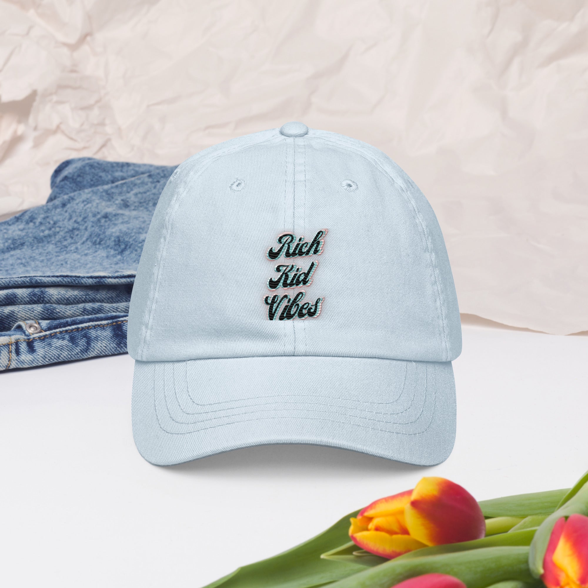Rich Kid Vibes - Pastel baseball hat