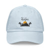Rich Vibes Colorful Miami Silhouette - Pastel baseball hat