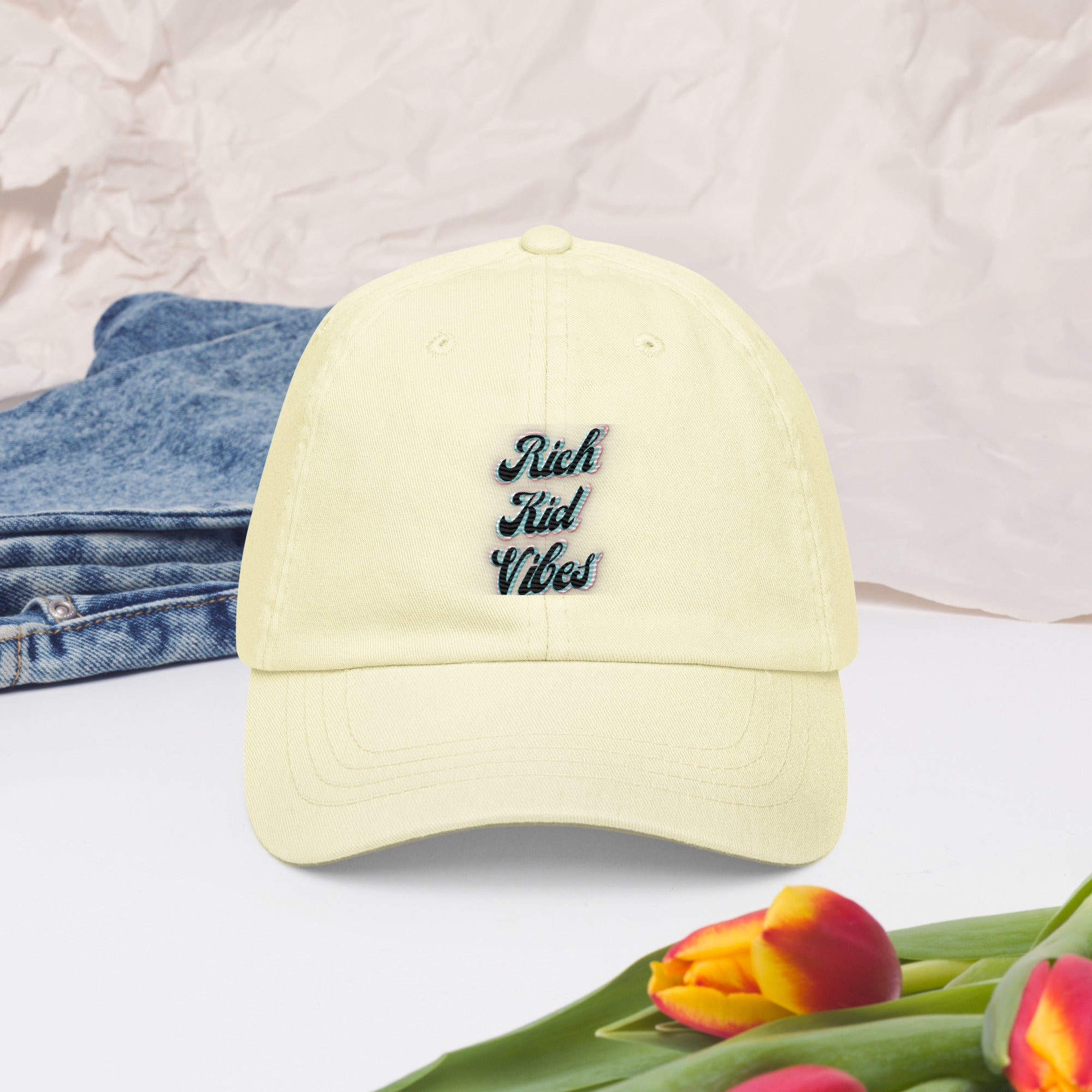 Rich Kid Vibes - Pastel baseball hat