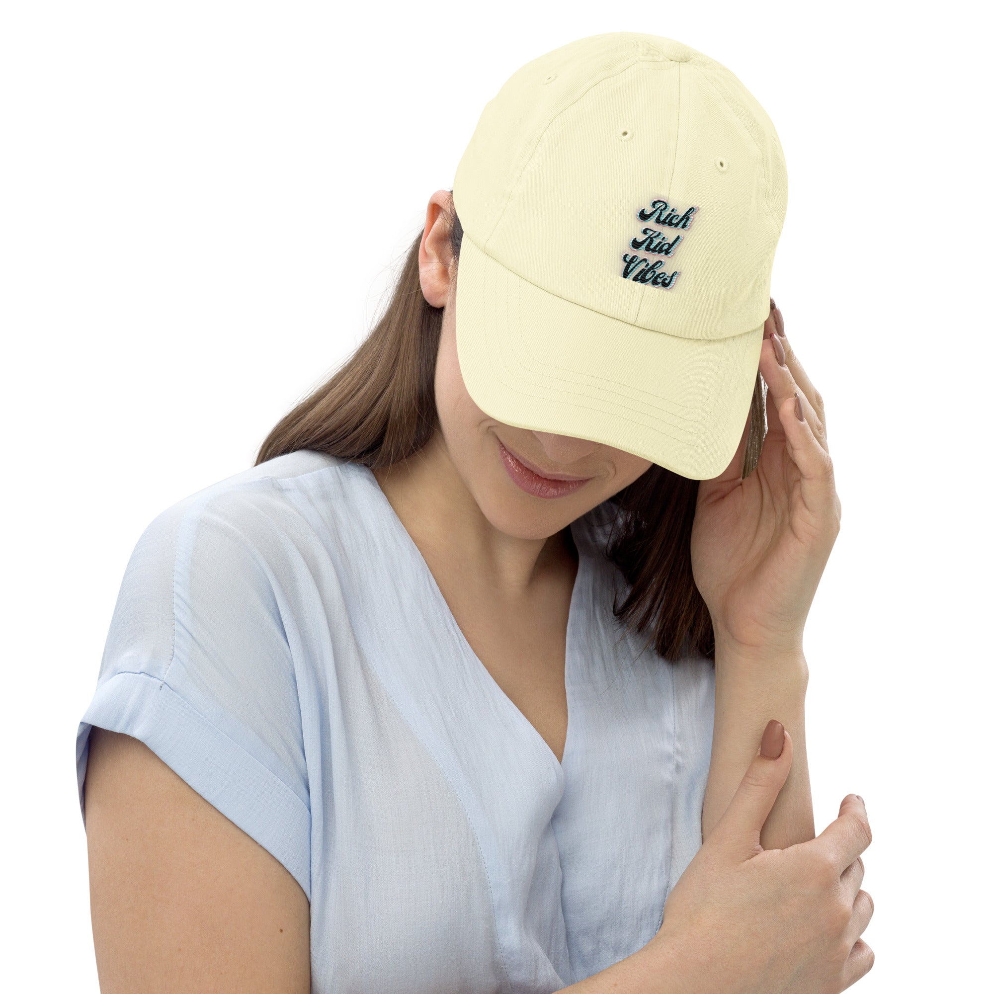 Rich Kid Vibes - Pastel baseball hat