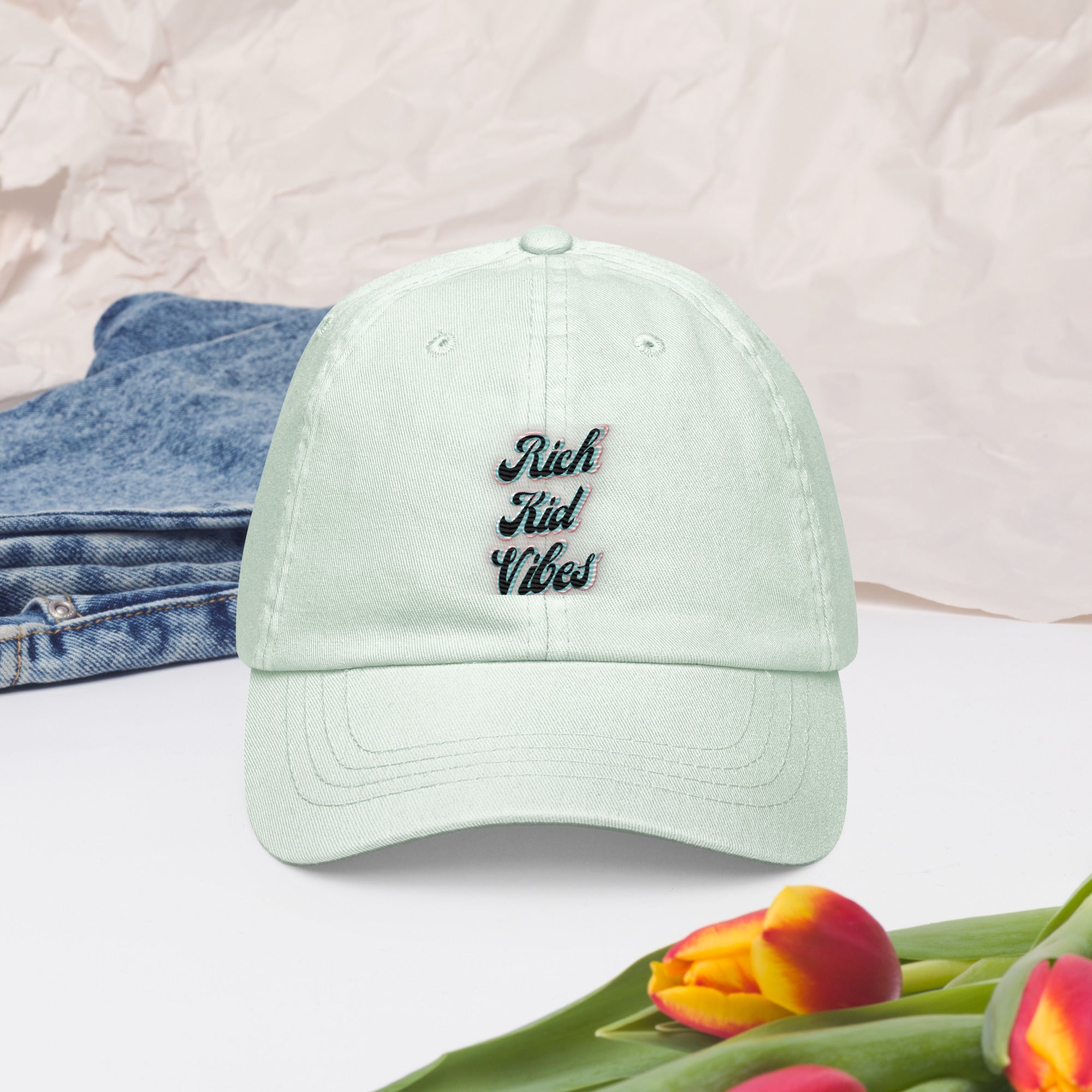 Rich Kid Vibes - Pastel baseball hat