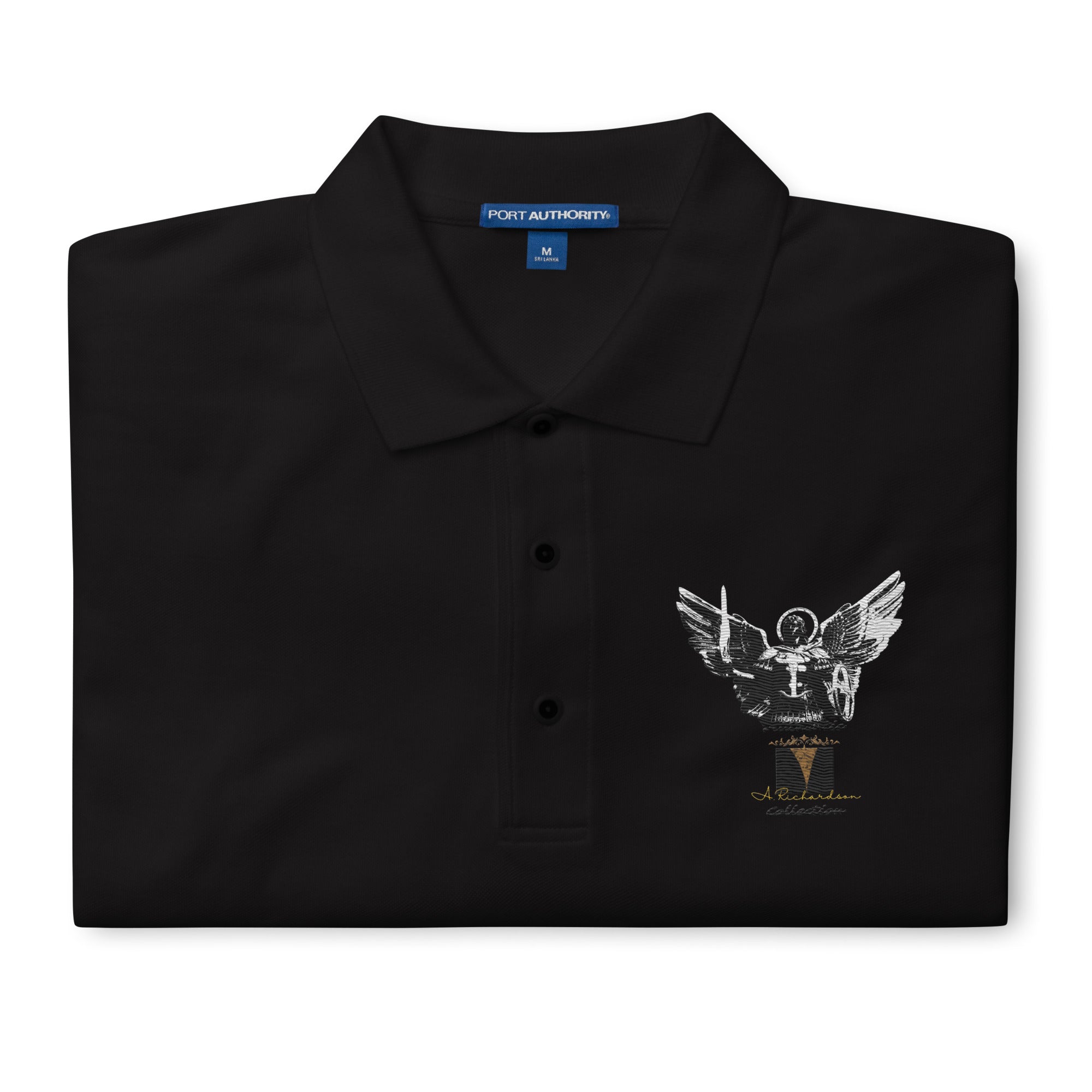 Rich Vibes Archangel Michael Authentic Signature Collection Men's Premium Polo