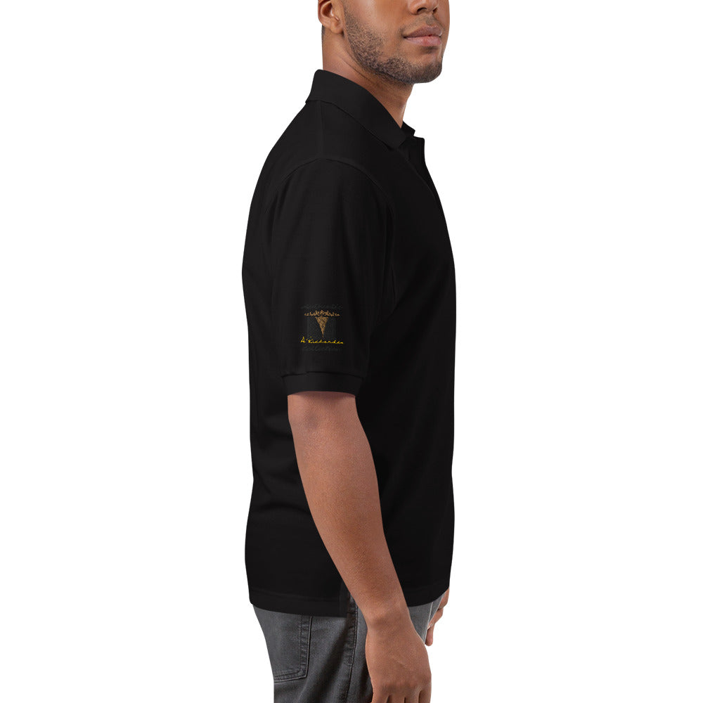 Rich Vibes RV Logo Authentic Signature Collection Men's Premium Polo