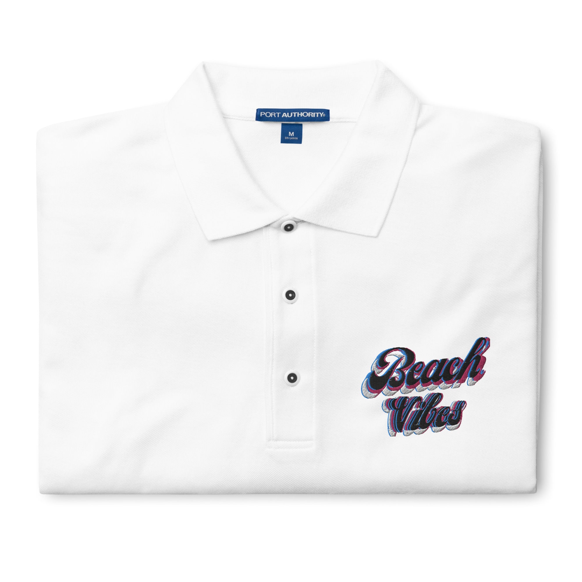 Rich Vibes Big Beach Vibes 1.0 Men's Premium Polo