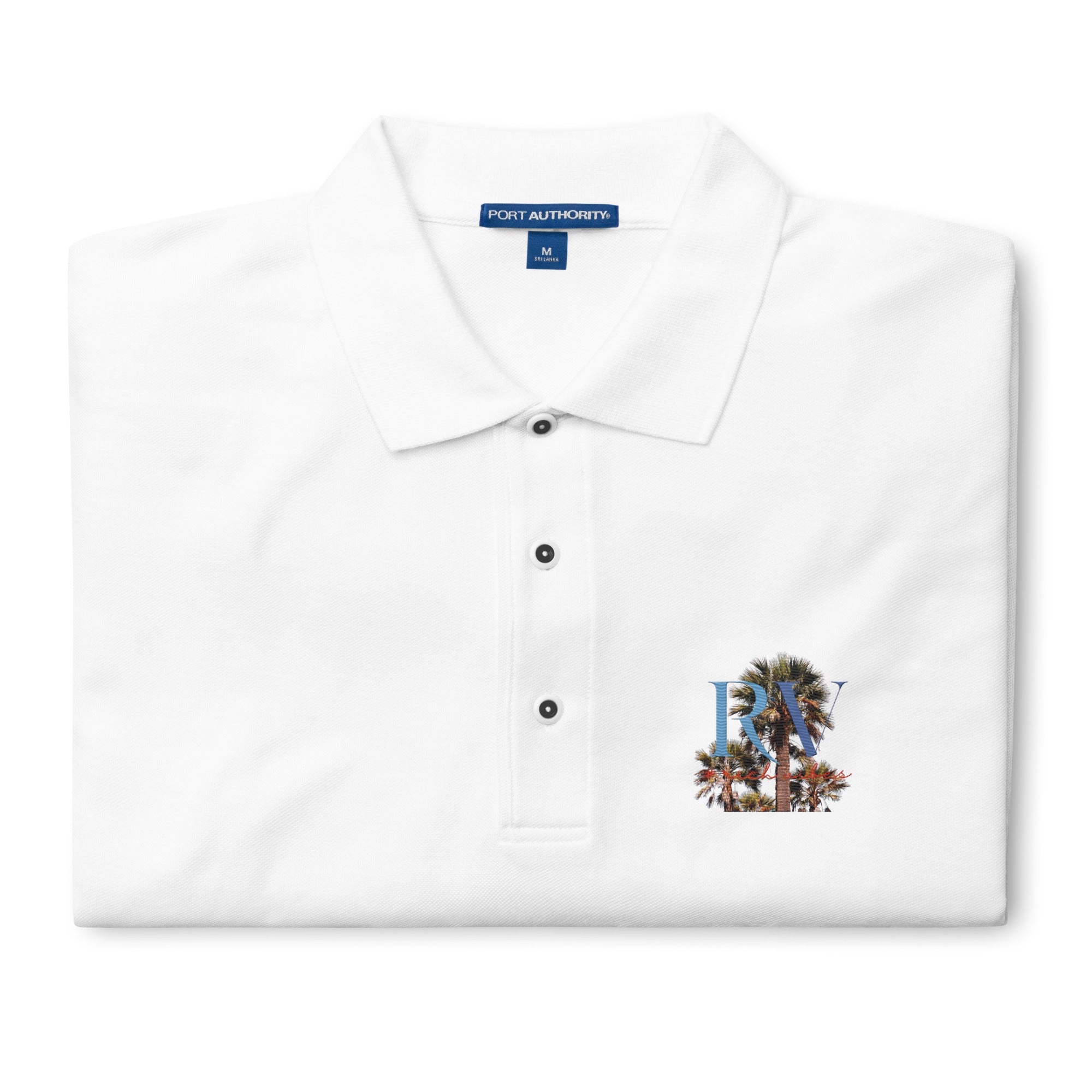 Rich Vibes RV Logo Authentic Signature Collection Men's Premium Polo