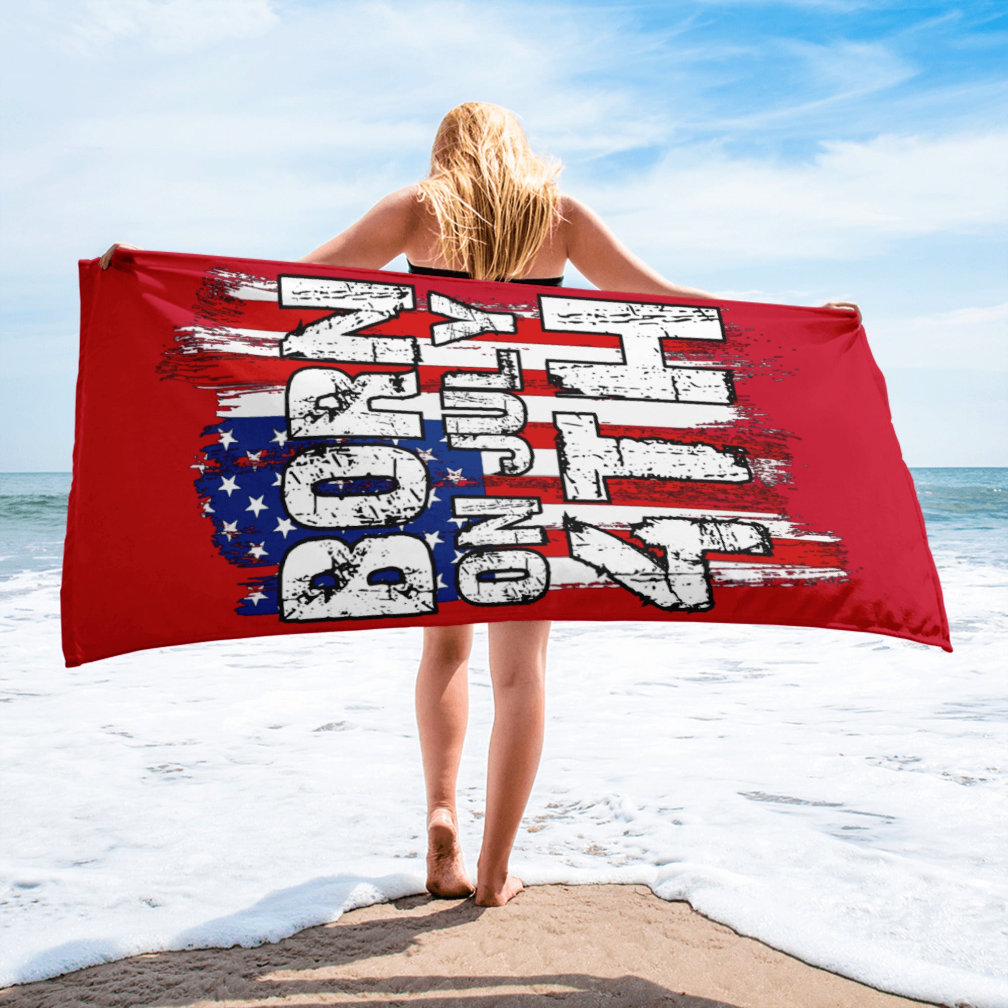 Born 4th of July - Towel Red