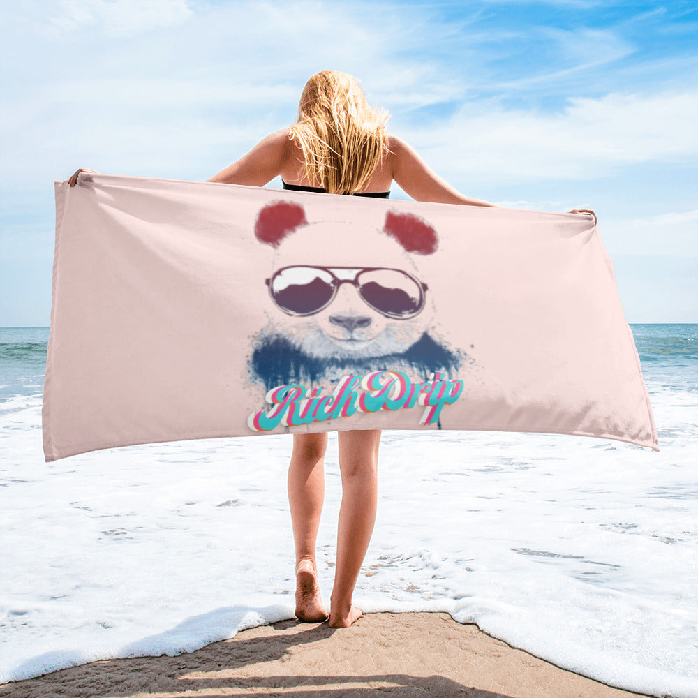 RV Rich Drip Miami Pink Panda - Towel