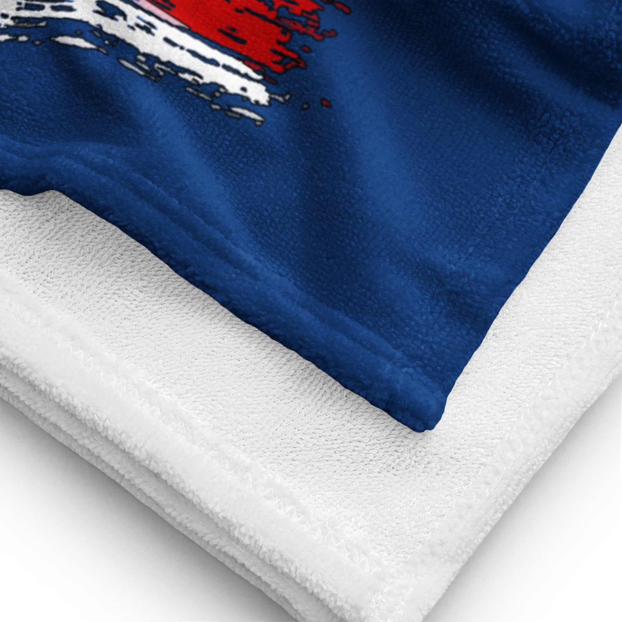 Born 4th of July - Towel Royal Blue