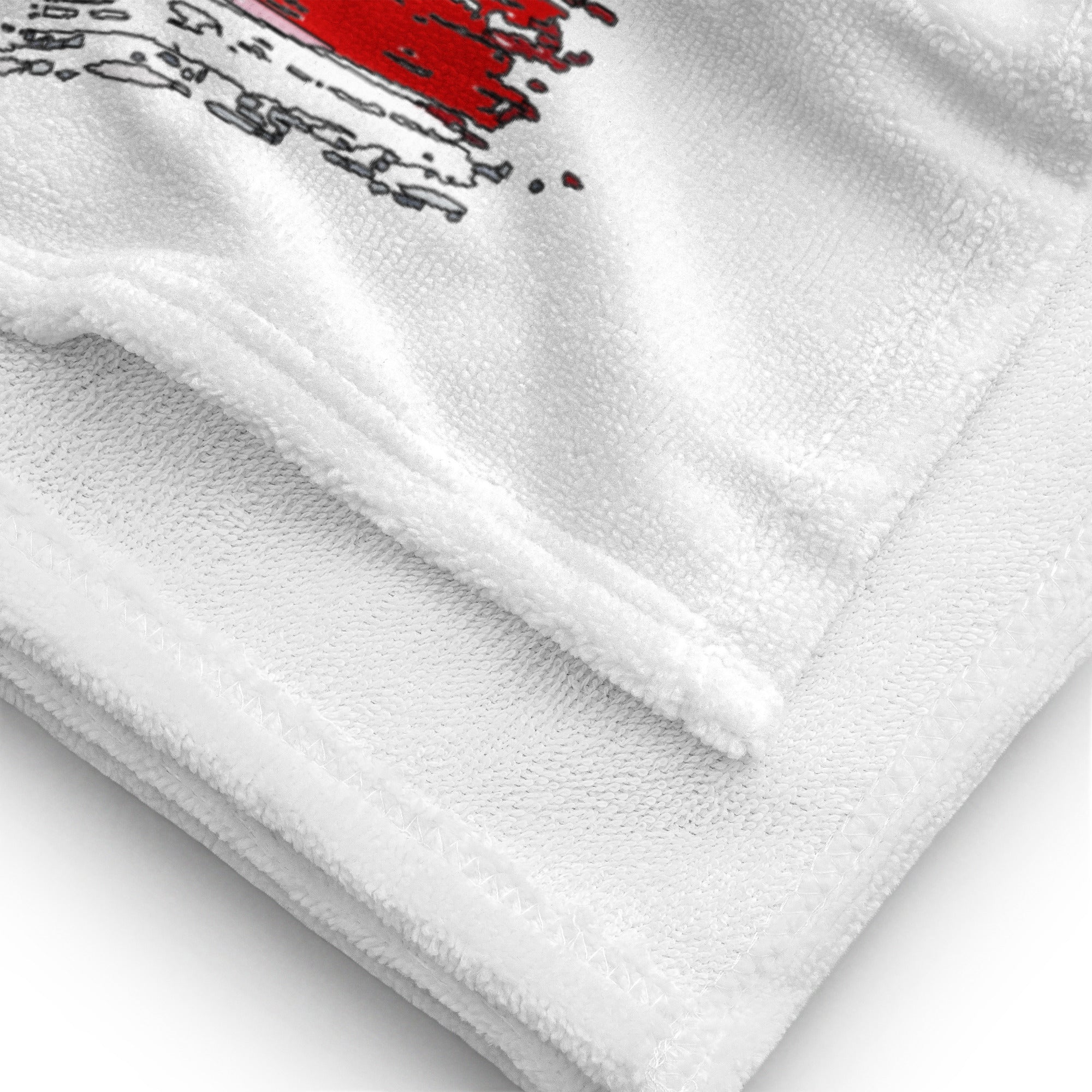 Born 4th of July - Towel White