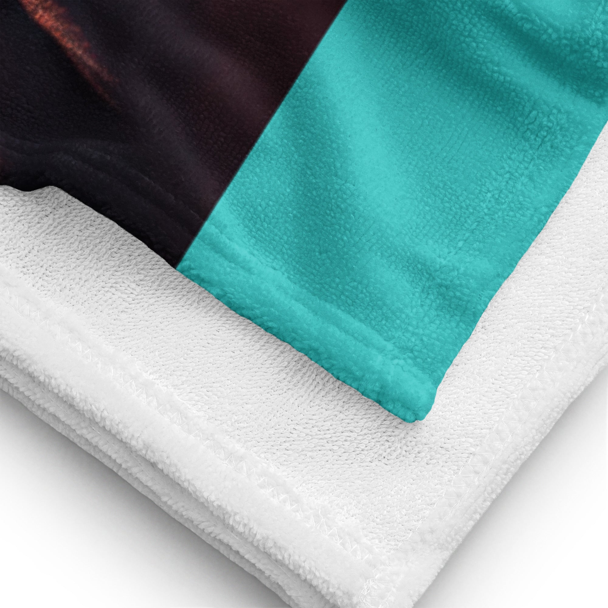 4th of July Lady Liberty - Towel Turquoise