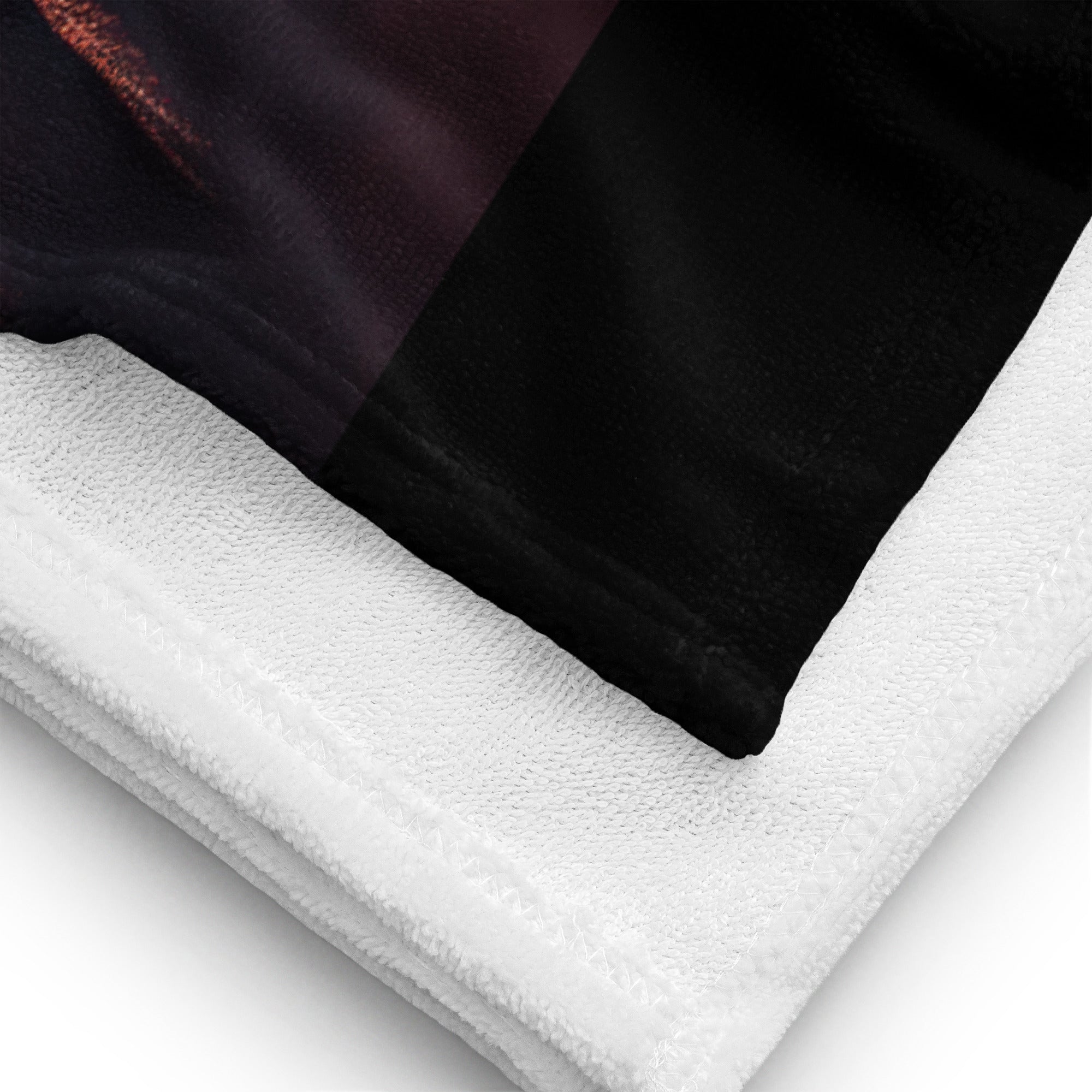 4th of July Lady Liberty - Towel Black