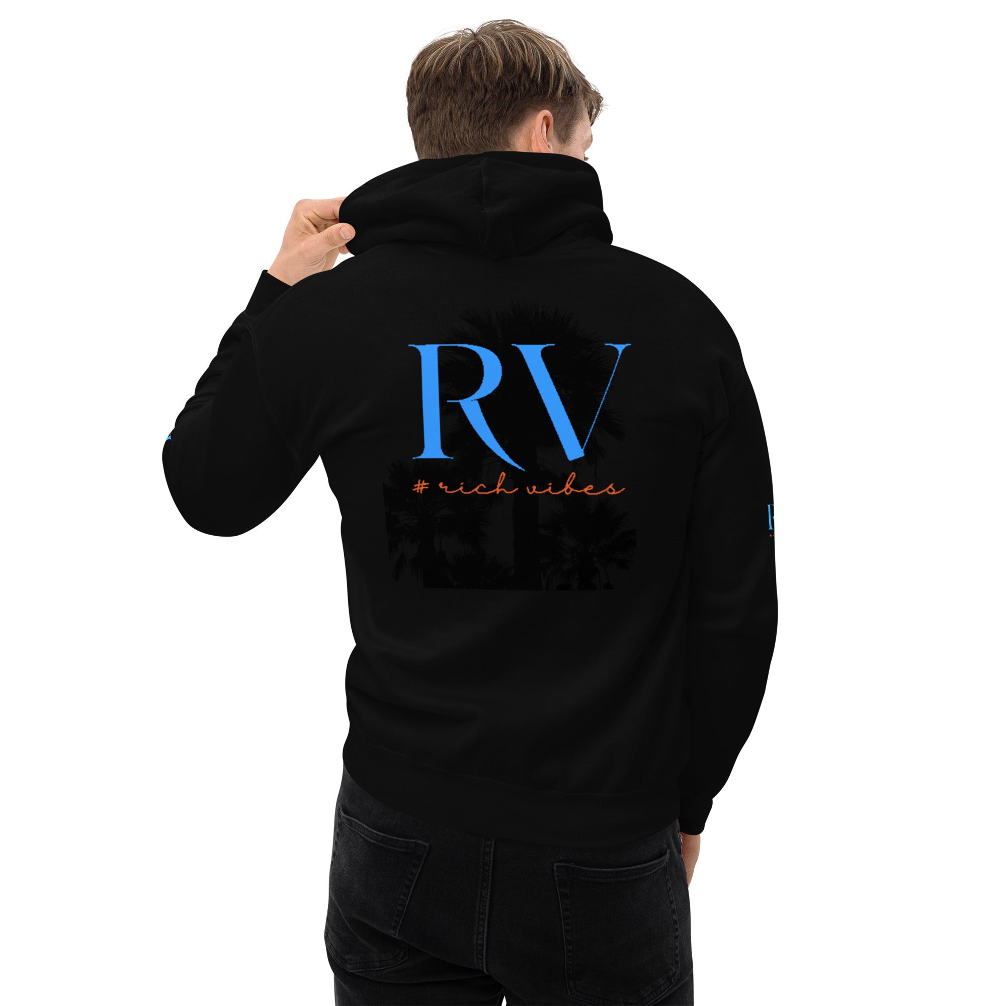 Rich Vibes Louis Armstrong RV Logo Authentic Signature Collection - Heavy Hoodie