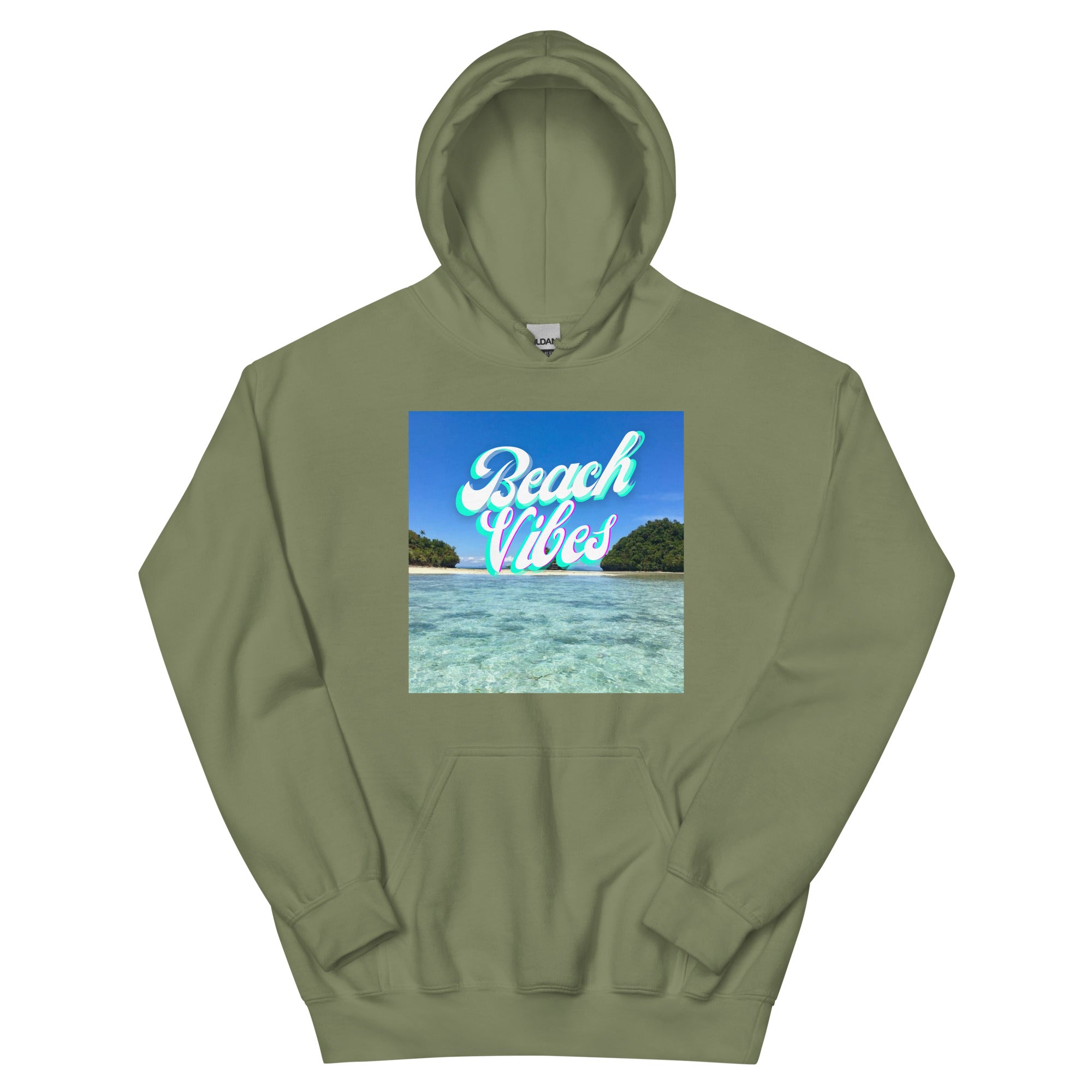 RV Brand Of The Brave Beach Vibes 1.0 - Heavy Hoodie