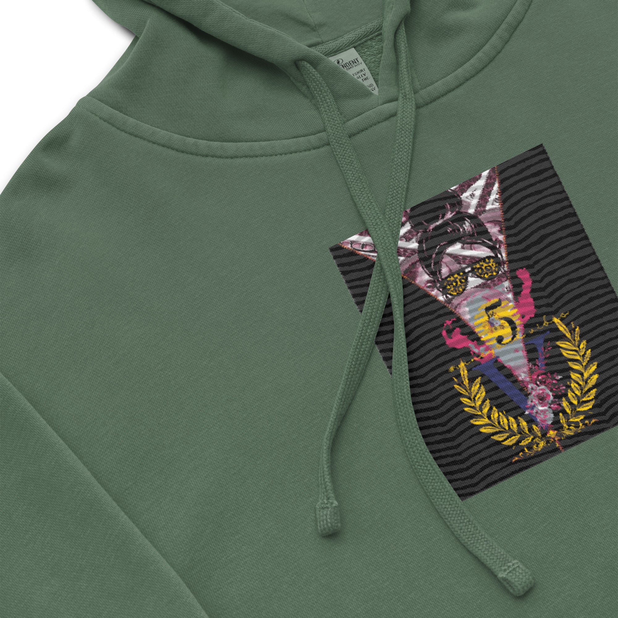 RichV5/Vineyard Vibes Emperial Alpine Green - Unisex pigment-dyed hoodie