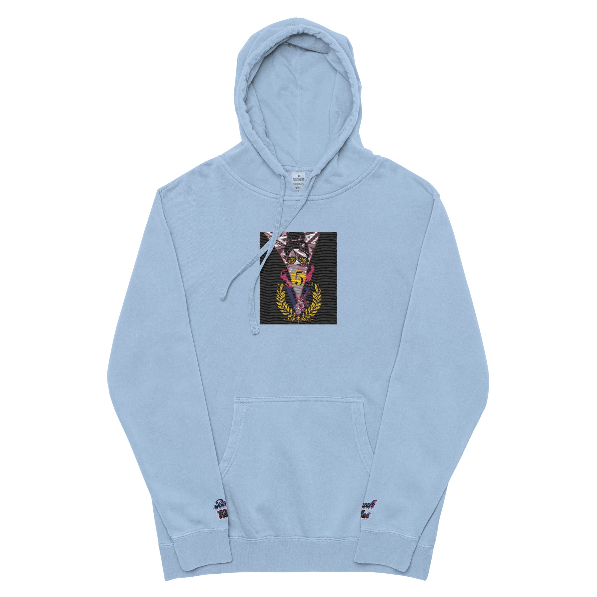 RichV5/Vineyard Vibes Emperial Light Blue - Unisex pigment-dyed hoodie