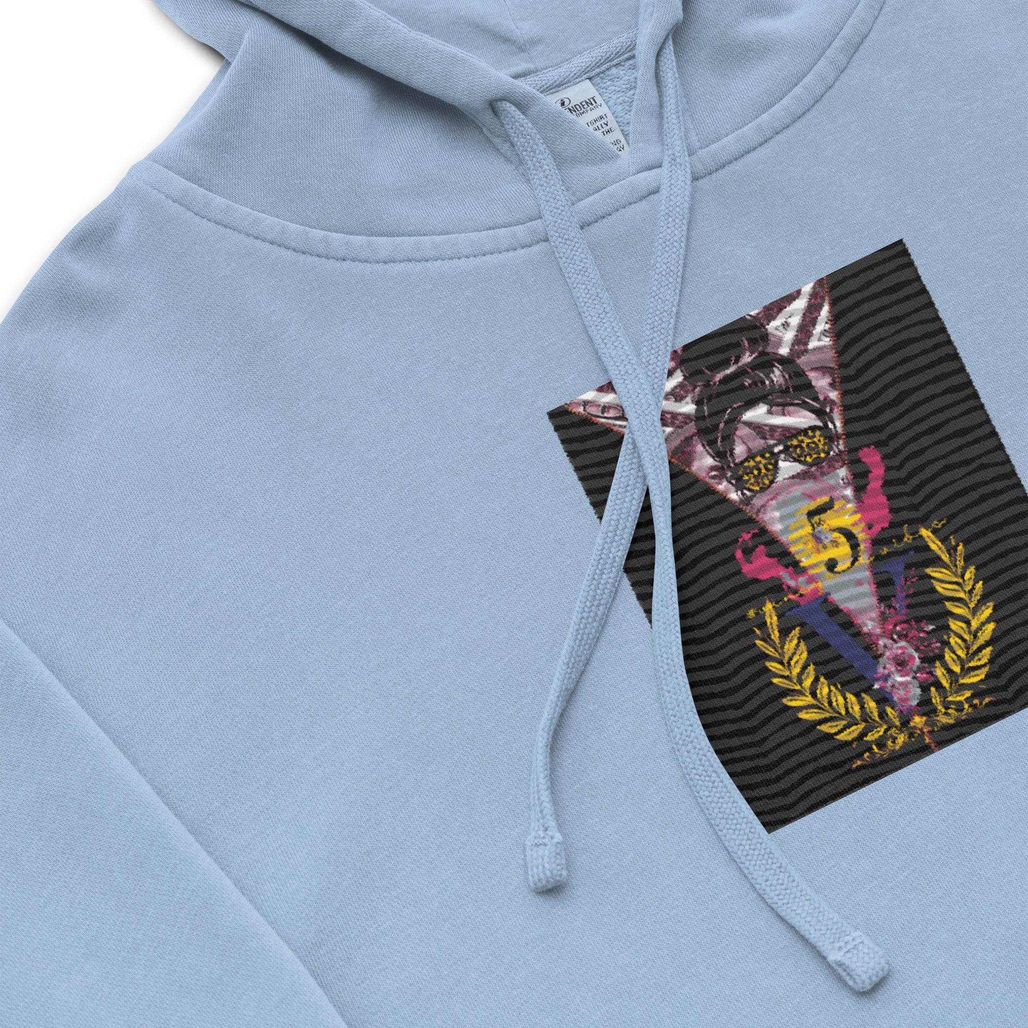 RichV5/Vineyard Vibes Emperial Light Blue - Unisex pigment-dyed hoodie